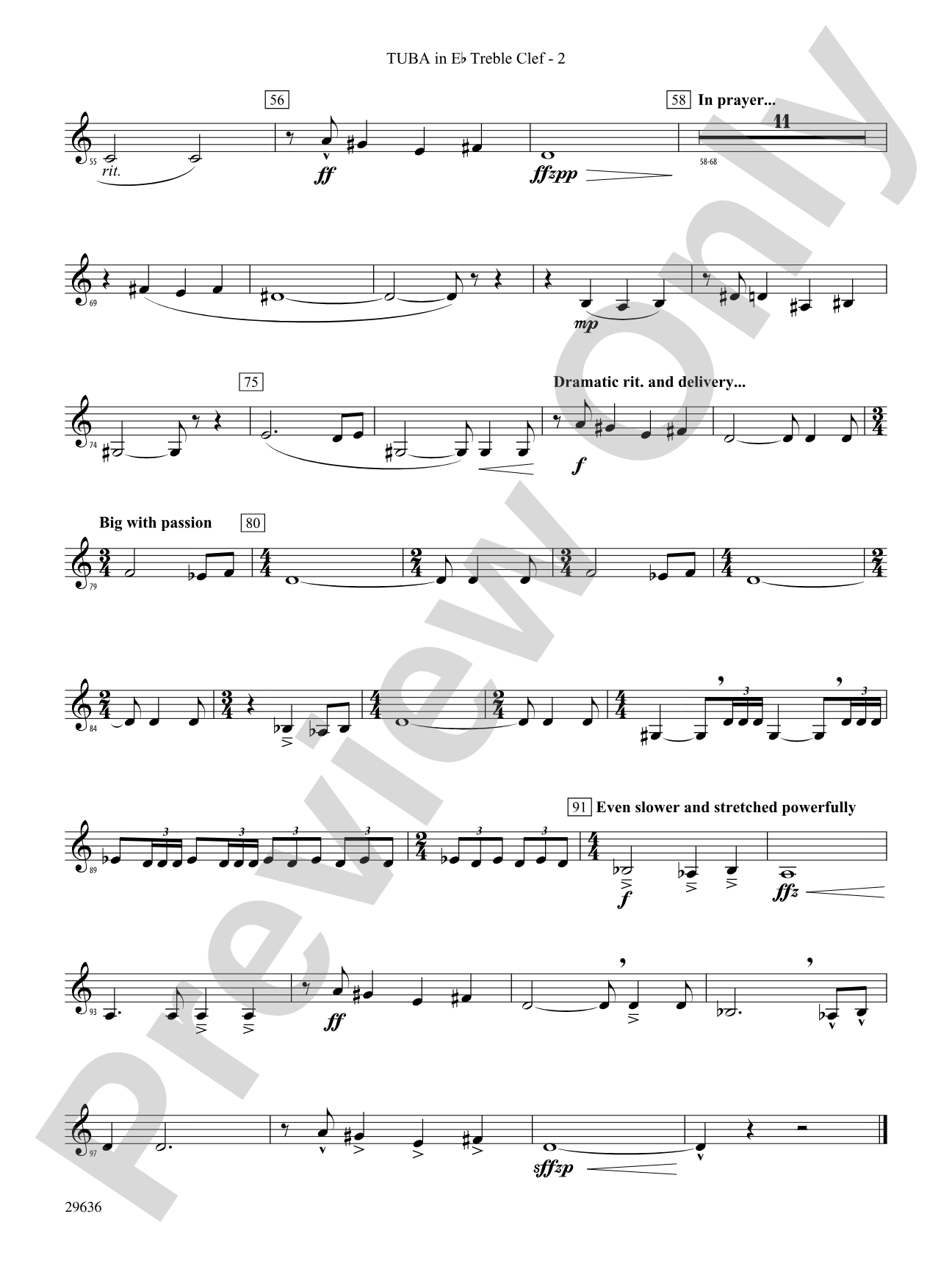 Ben-Hur: (wp) E-flat Tuba T.C.
