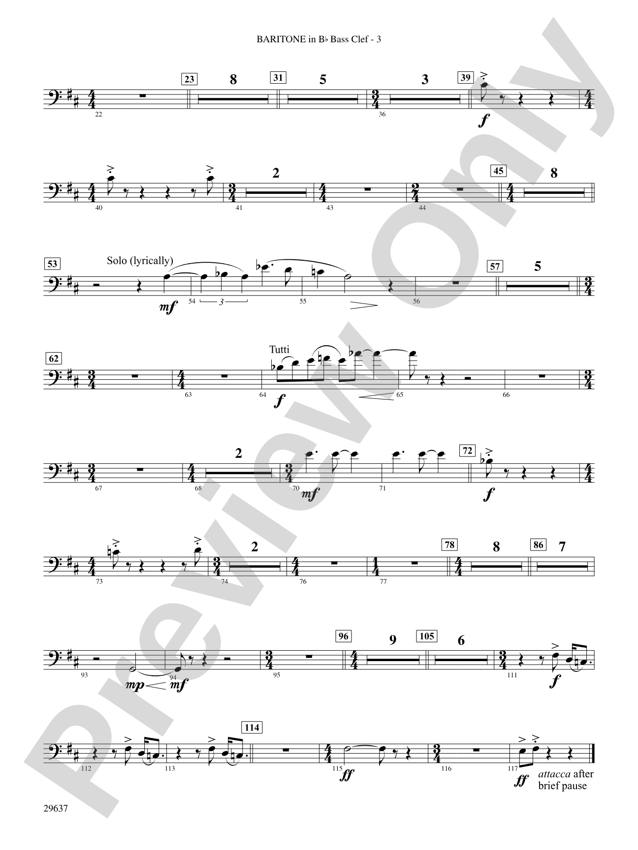 Day Dreams: (wp) B-flat Baritone B.C.