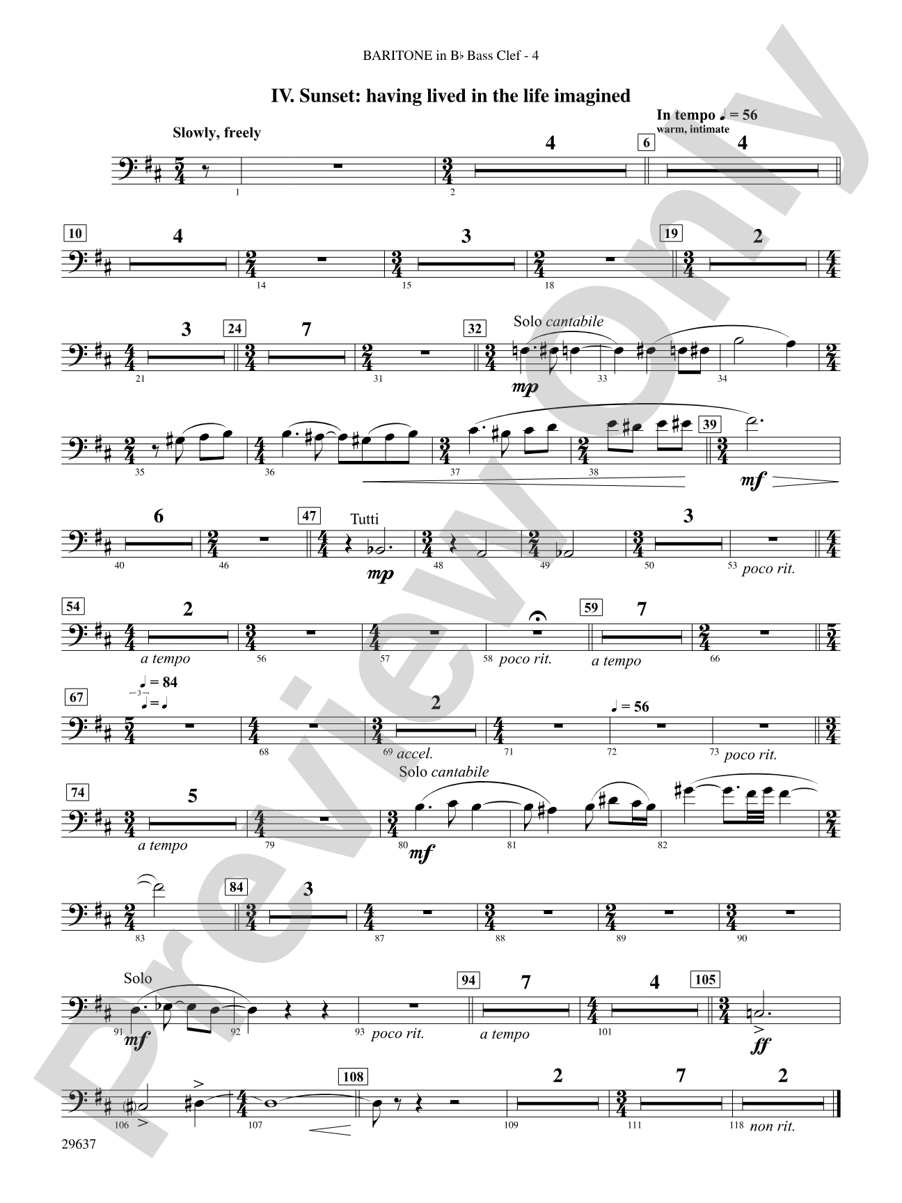 Day Dreams: (wp) B-flat Baritone B.C.