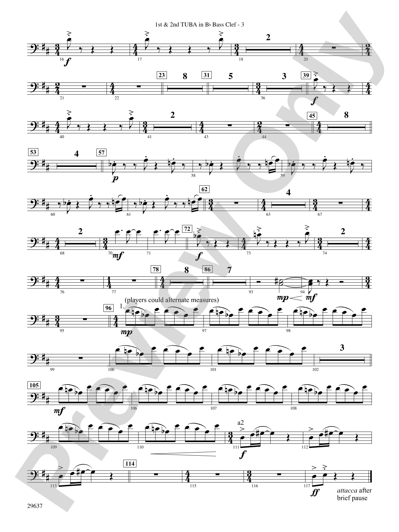 Day Dreams: (wp) B-flat Tuba B.C.