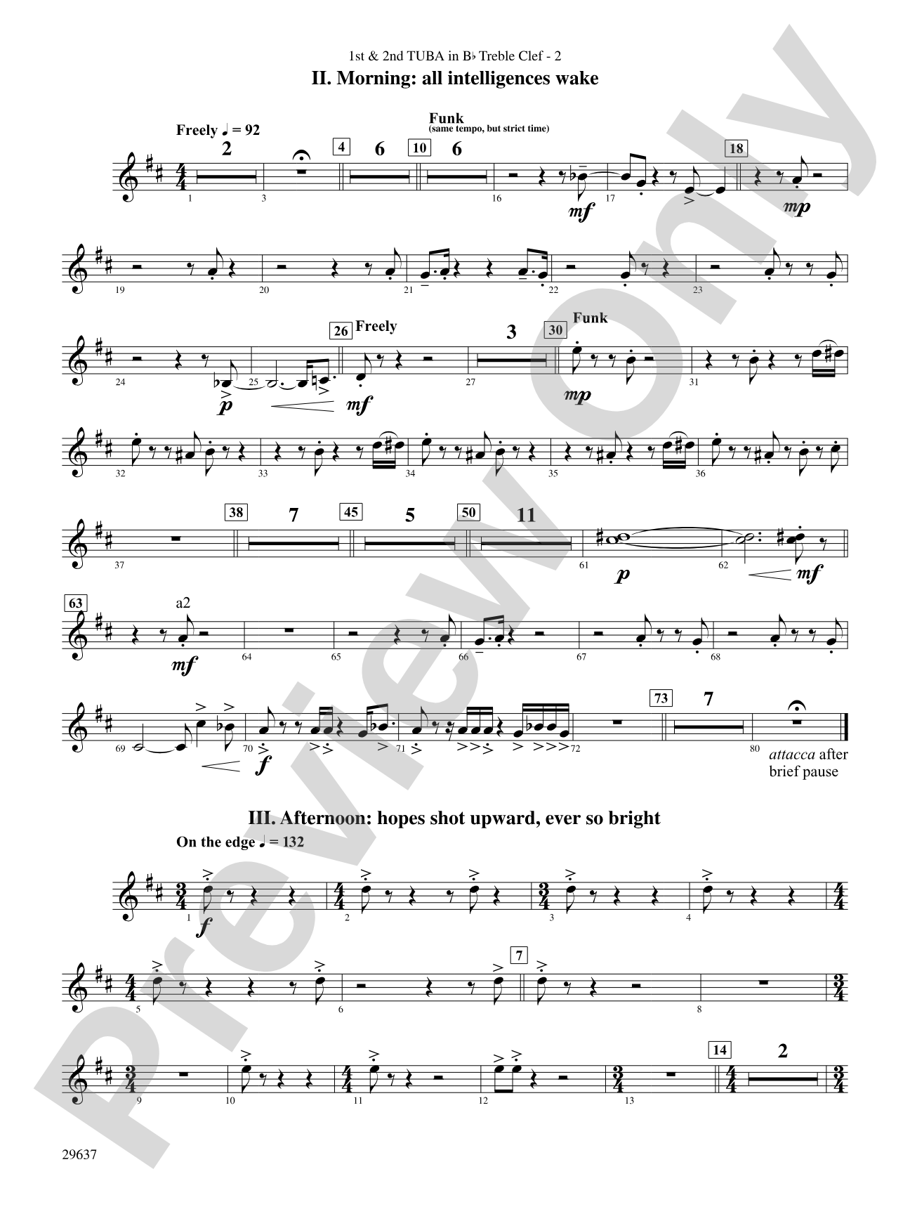 Day Dreams: (wp) B-flat Tuba T.C.