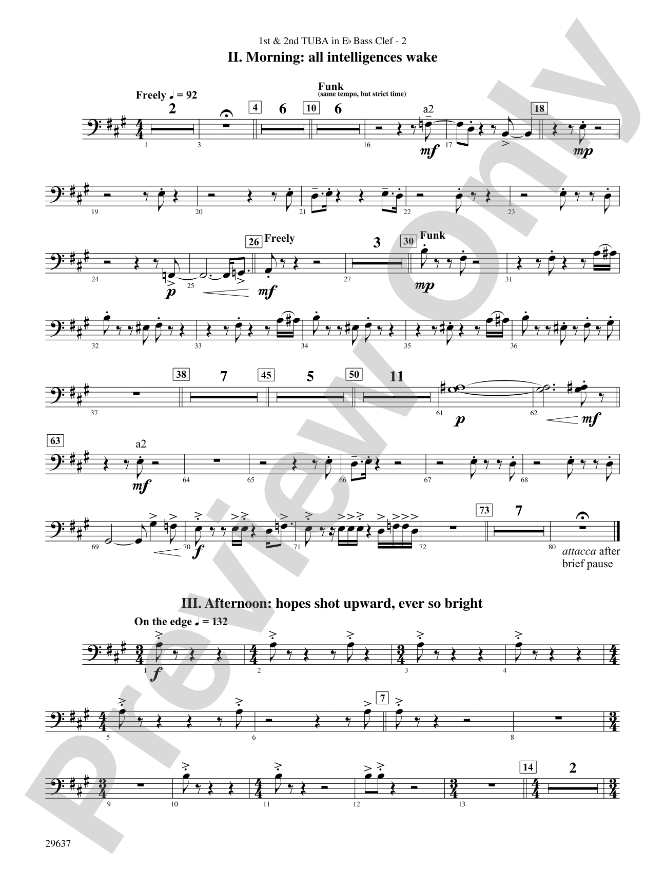 Day Dreams: (wp) E-flat Tuba B.C.