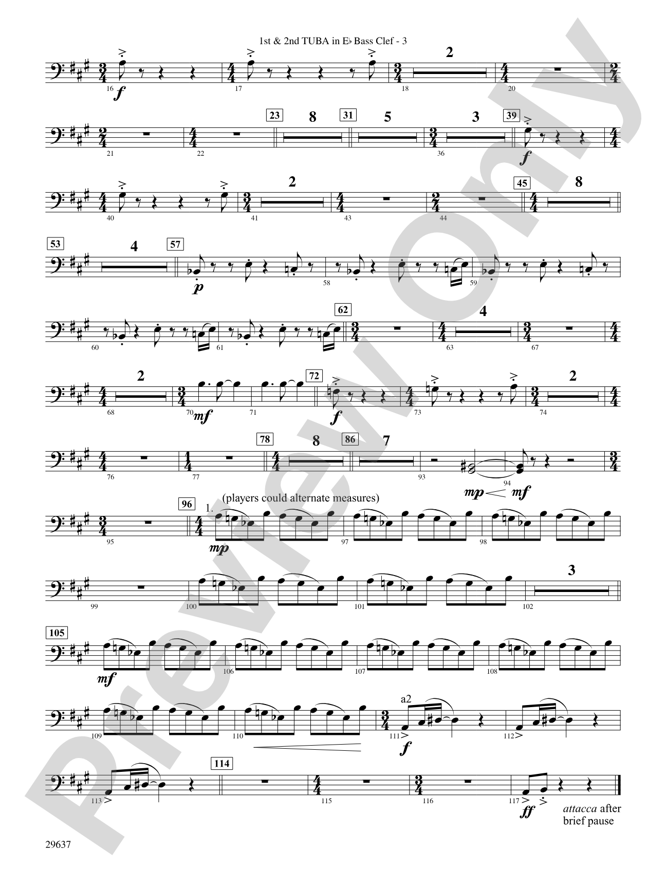 Day Dreams: (wp) E-flat Tuba B.C.