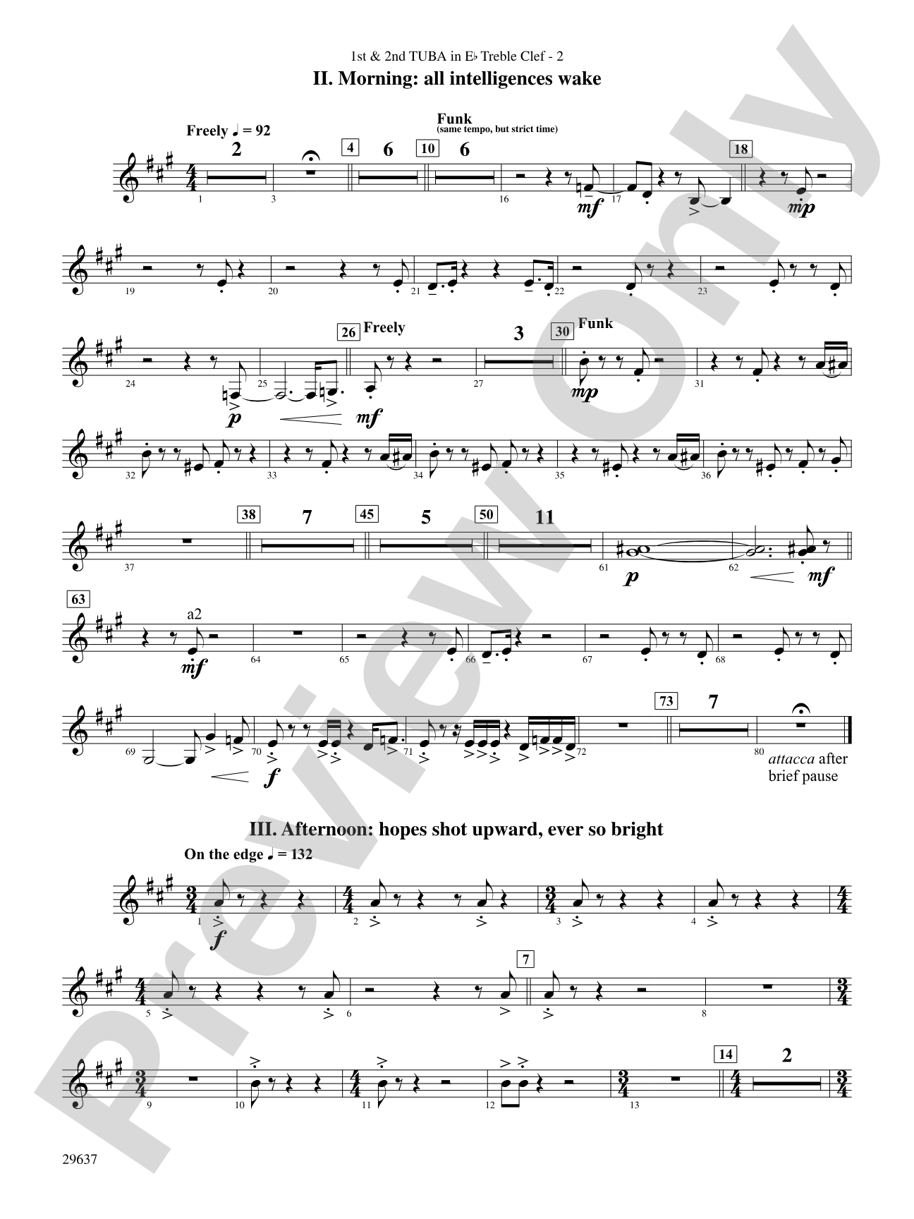 Day Dreams: (wp) E-flat Tuba T.C.