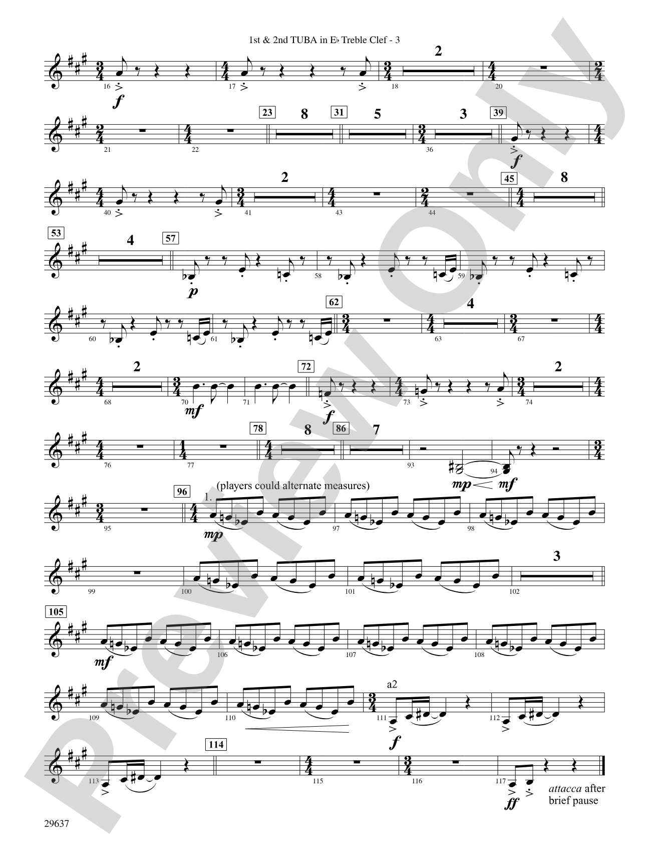 Day Dreams: (wp) E-flat Tuba T.C.