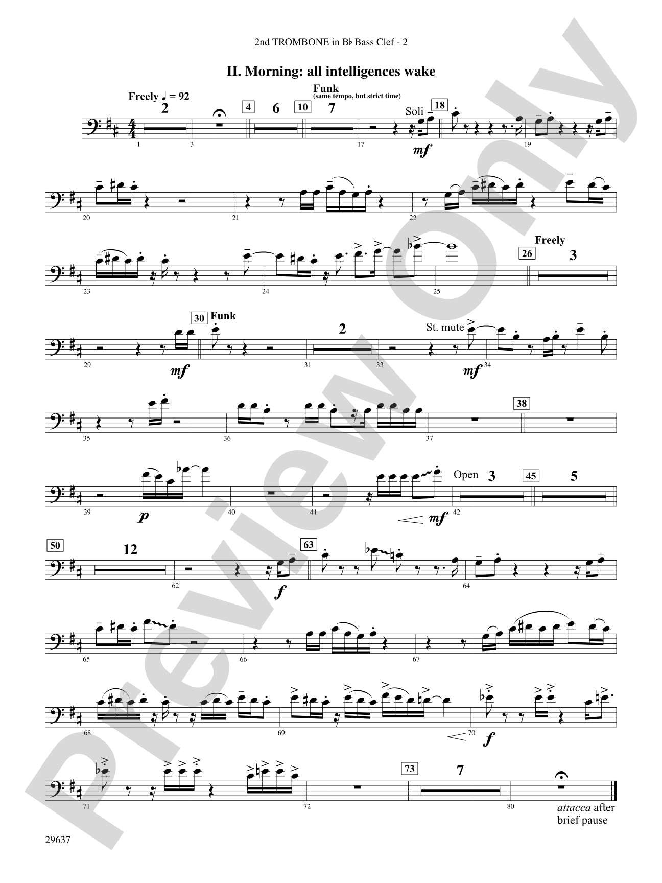 Day Dreams: (wp) 2nd B-flat Trombone B.C.