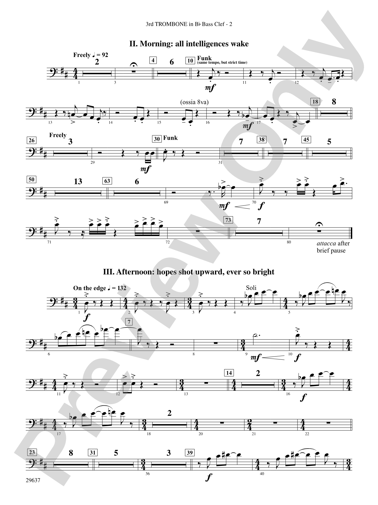 Day Dreams: (wp) 3rd B-flat Trombone B.C.