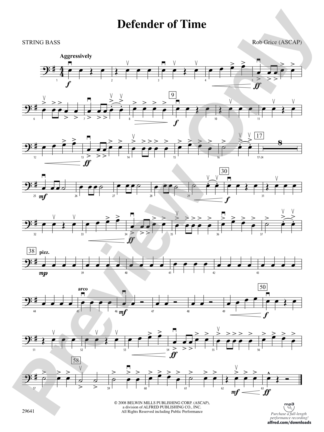 Defender of Time: String Bass