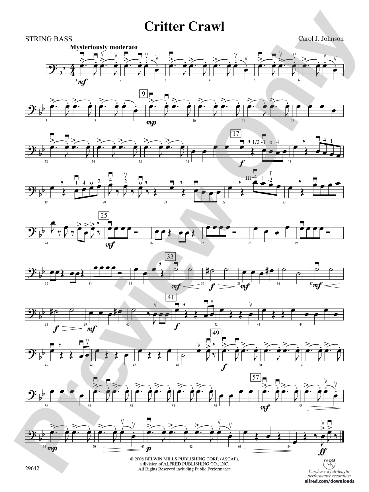 Critter Crawl: String Bass