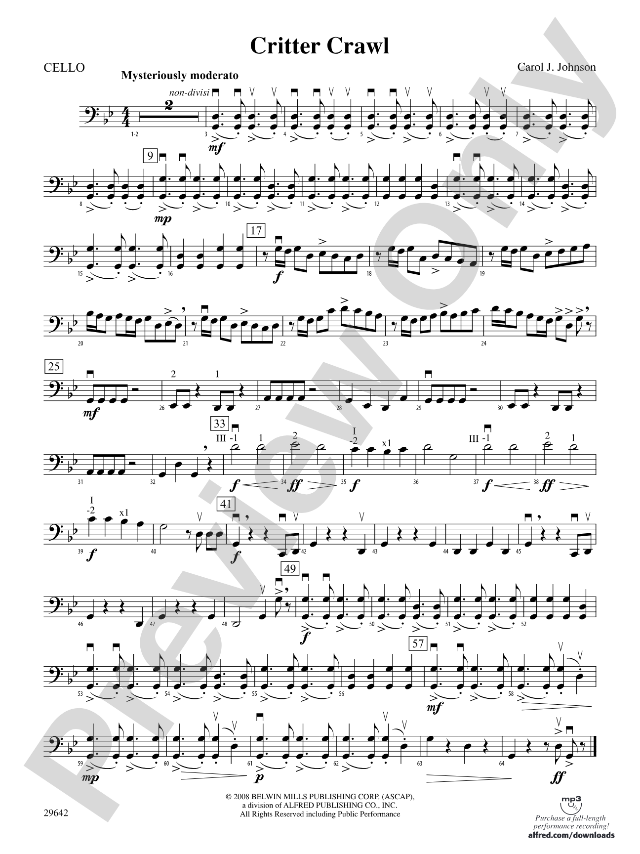 Critter Crawl: Cello