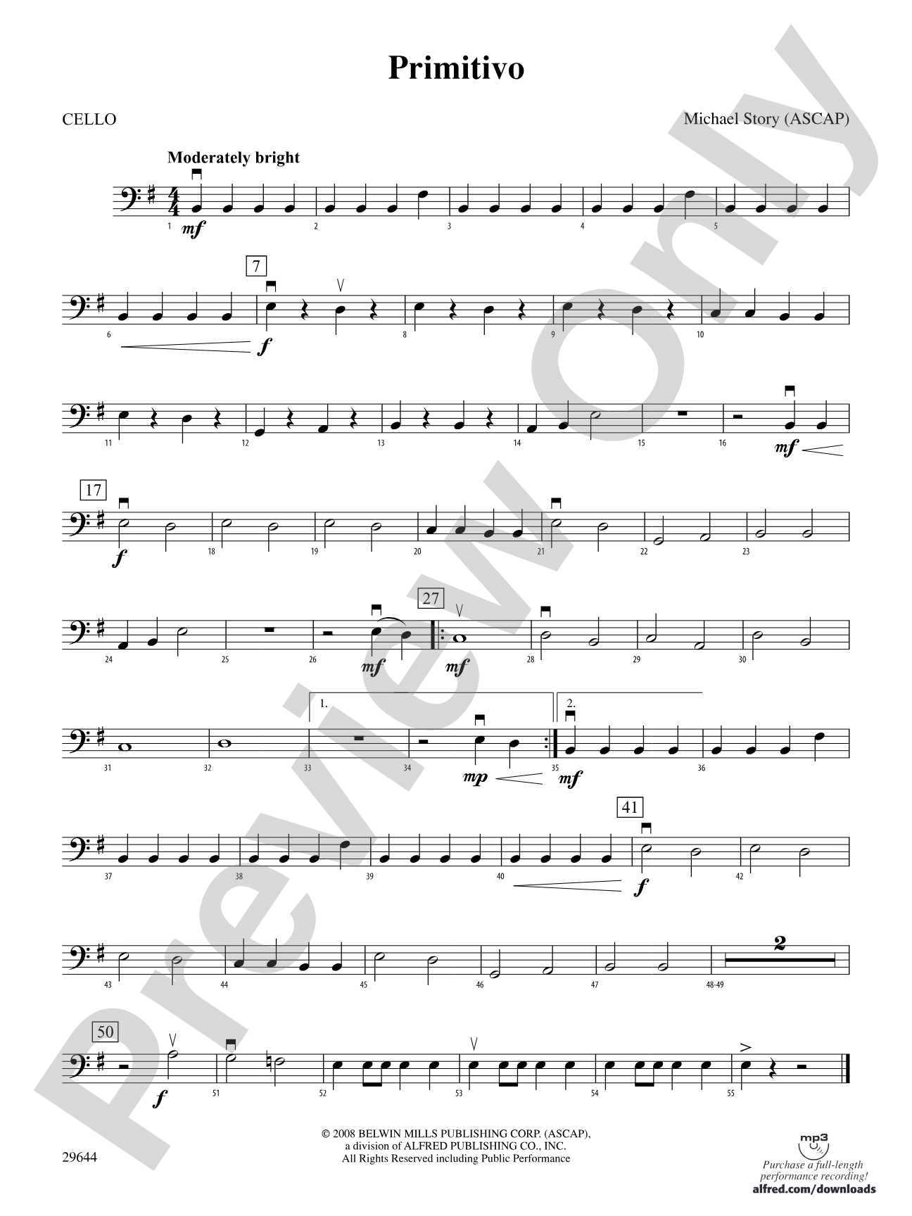 Primitivo: Cello
