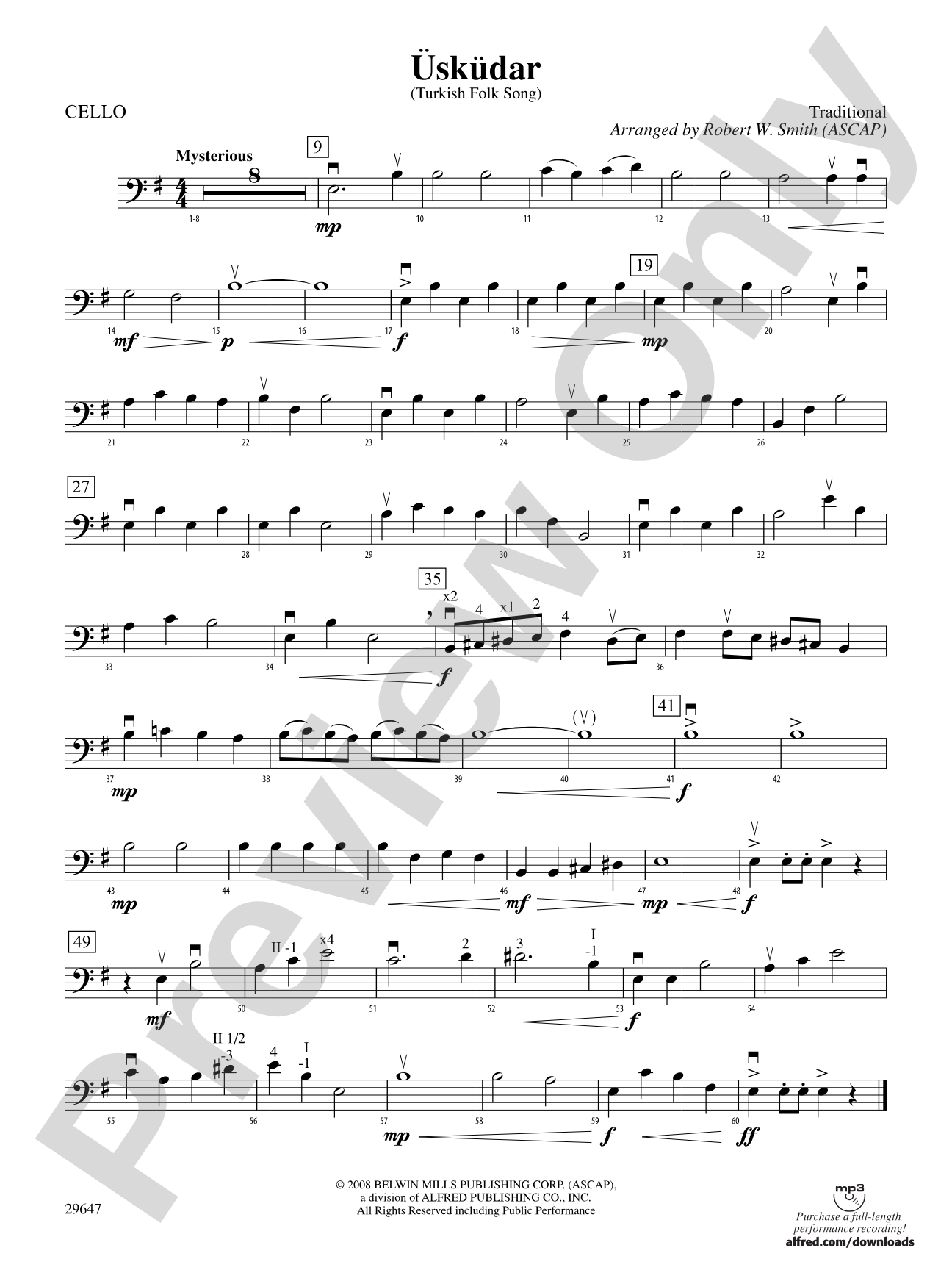 Uskudar: Cello