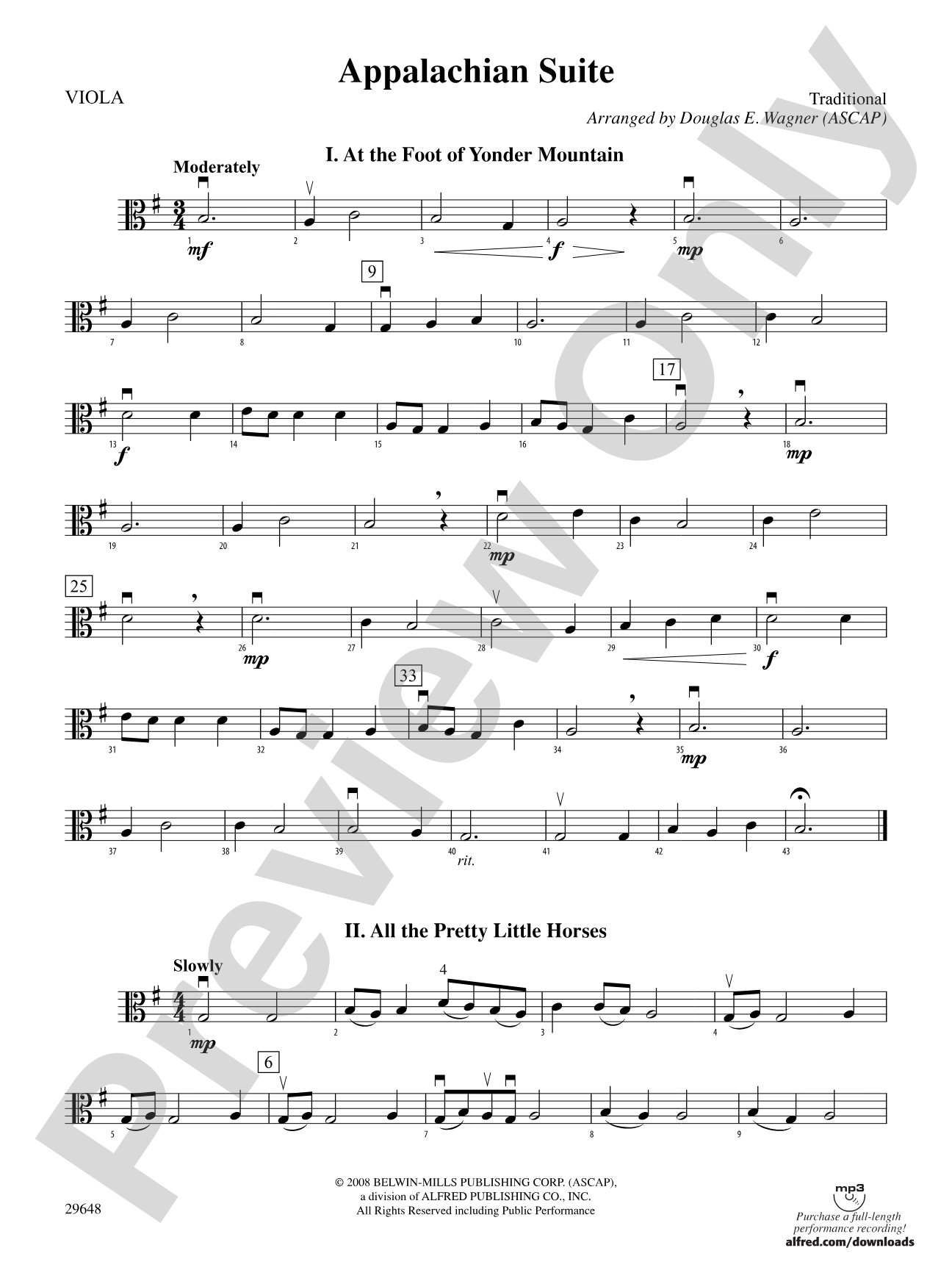 Appalachian Suite: Viola