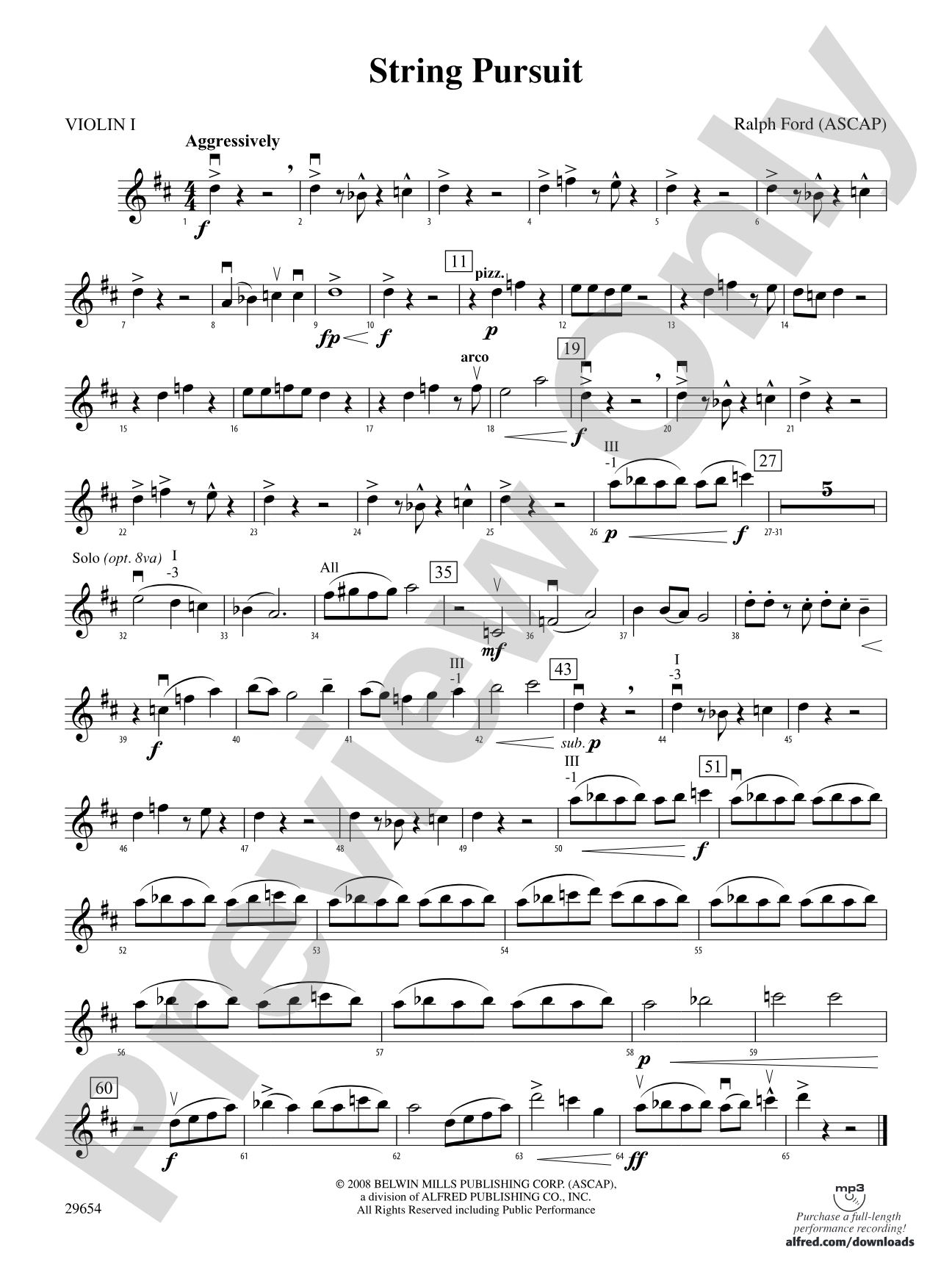 String Pursuit: 1st Violin