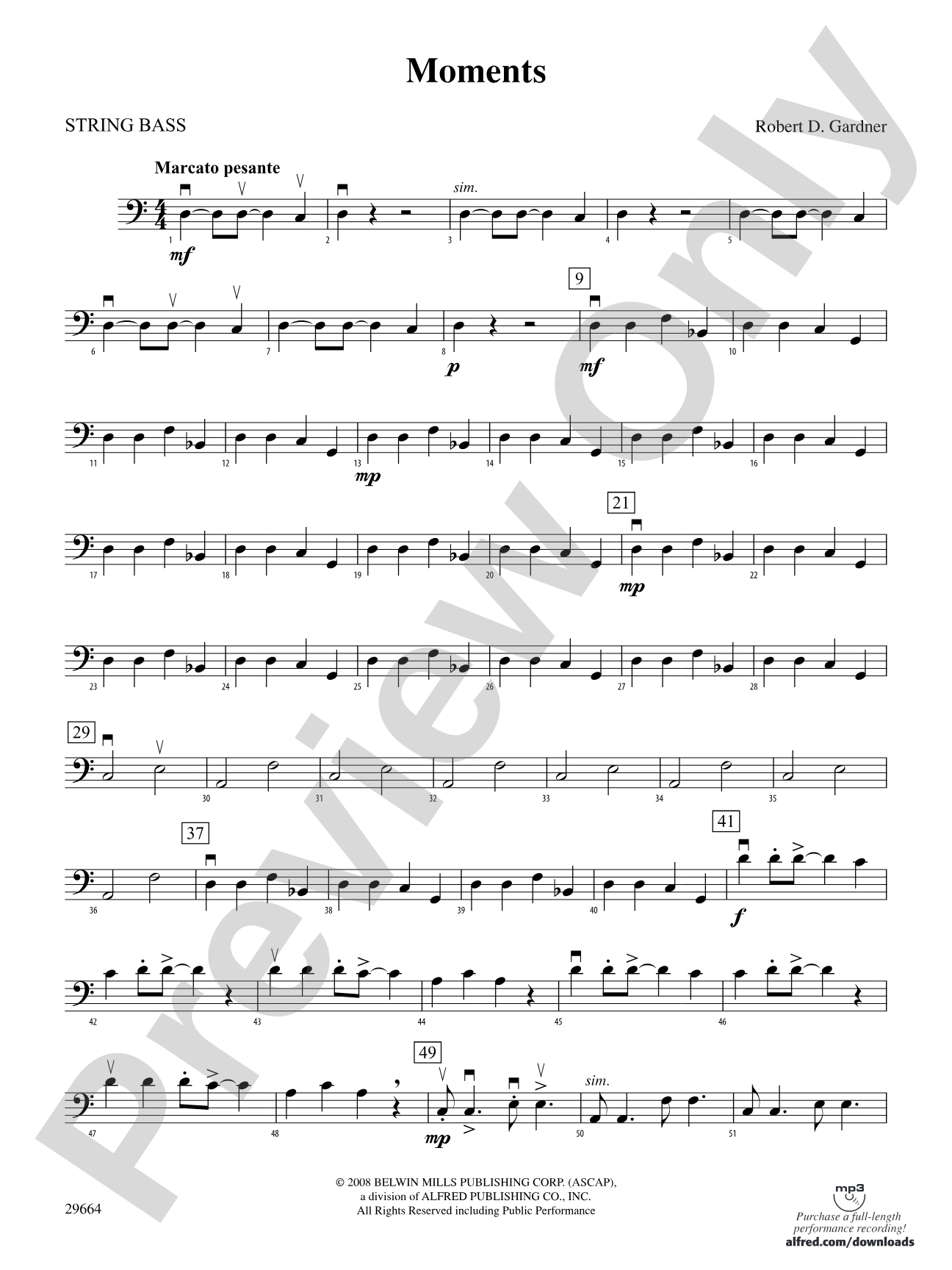 Moments: String Bass