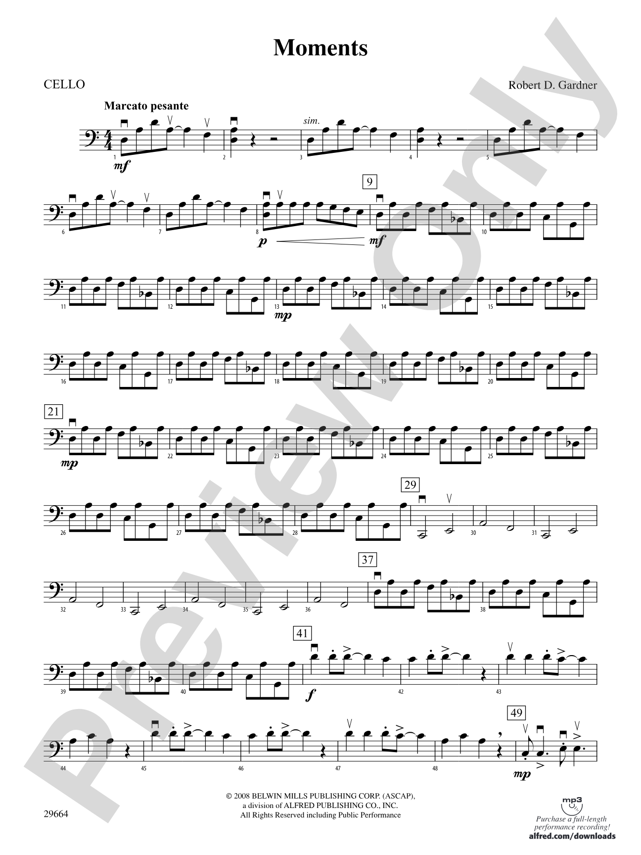 Moments: Cello