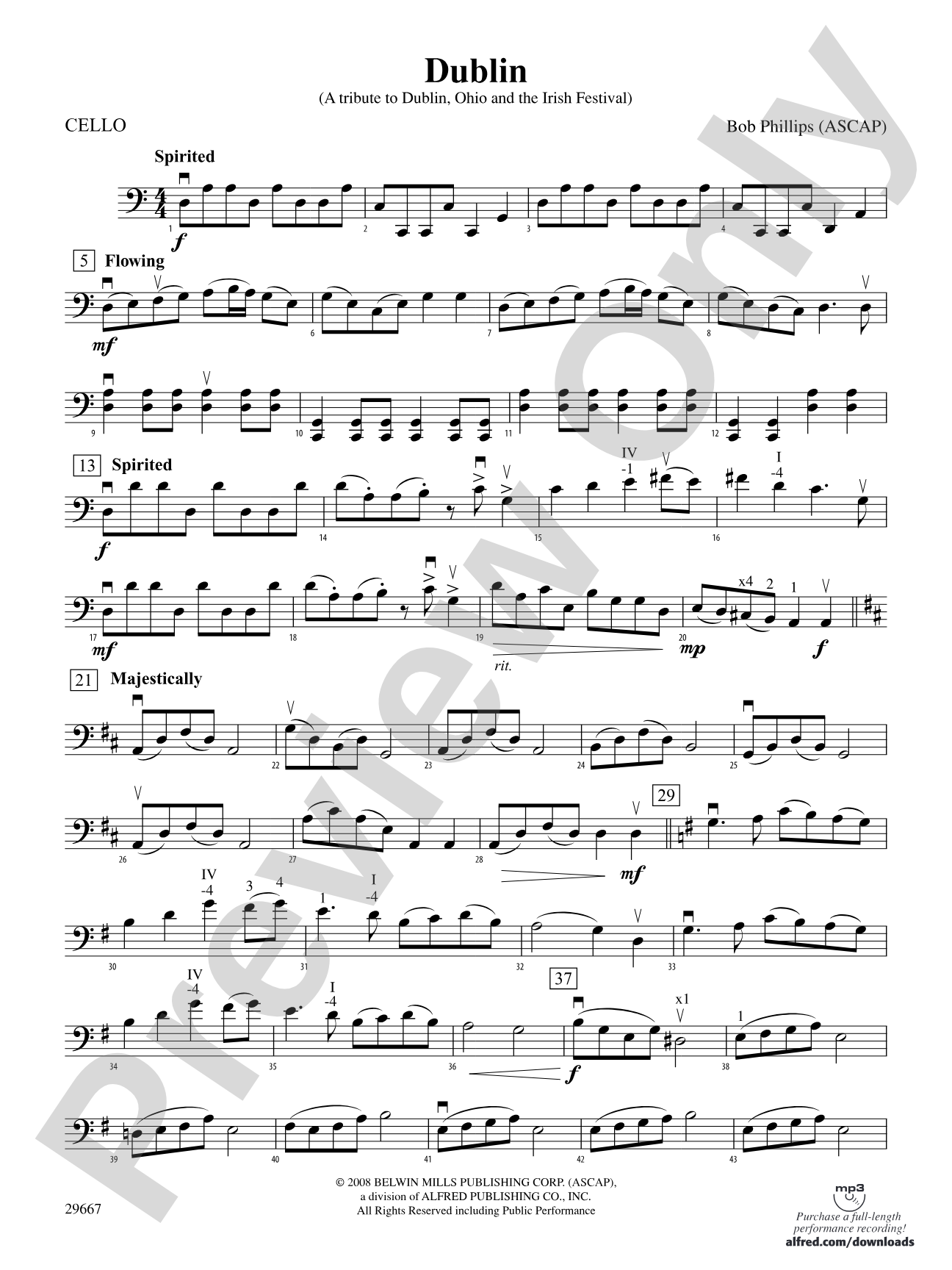 Dublin (A tribute to Dublin, Ohio and the Irish Festival): Cello