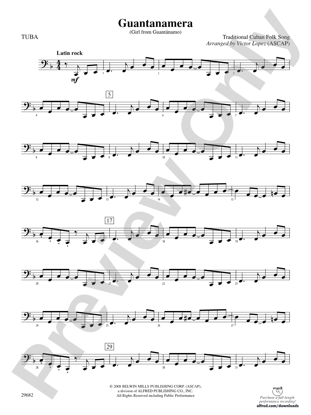 Guantanamera: Tuba