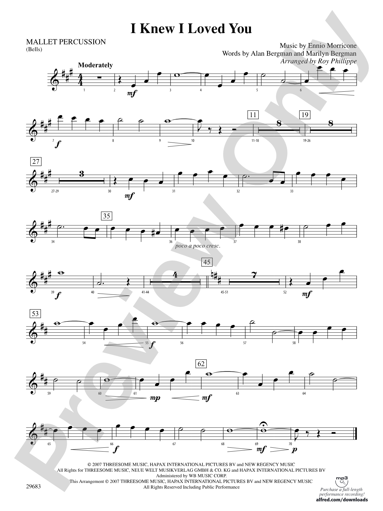 I Knew I Loved You: Mallets