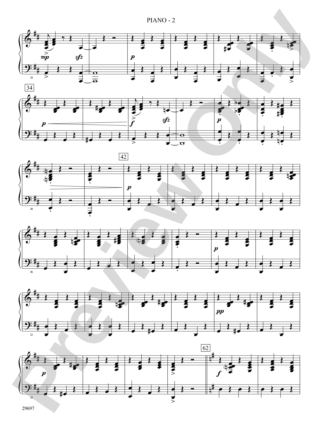 Fiddle-Faddle for Soloist and Full Orchestra: Piano Accompaniment