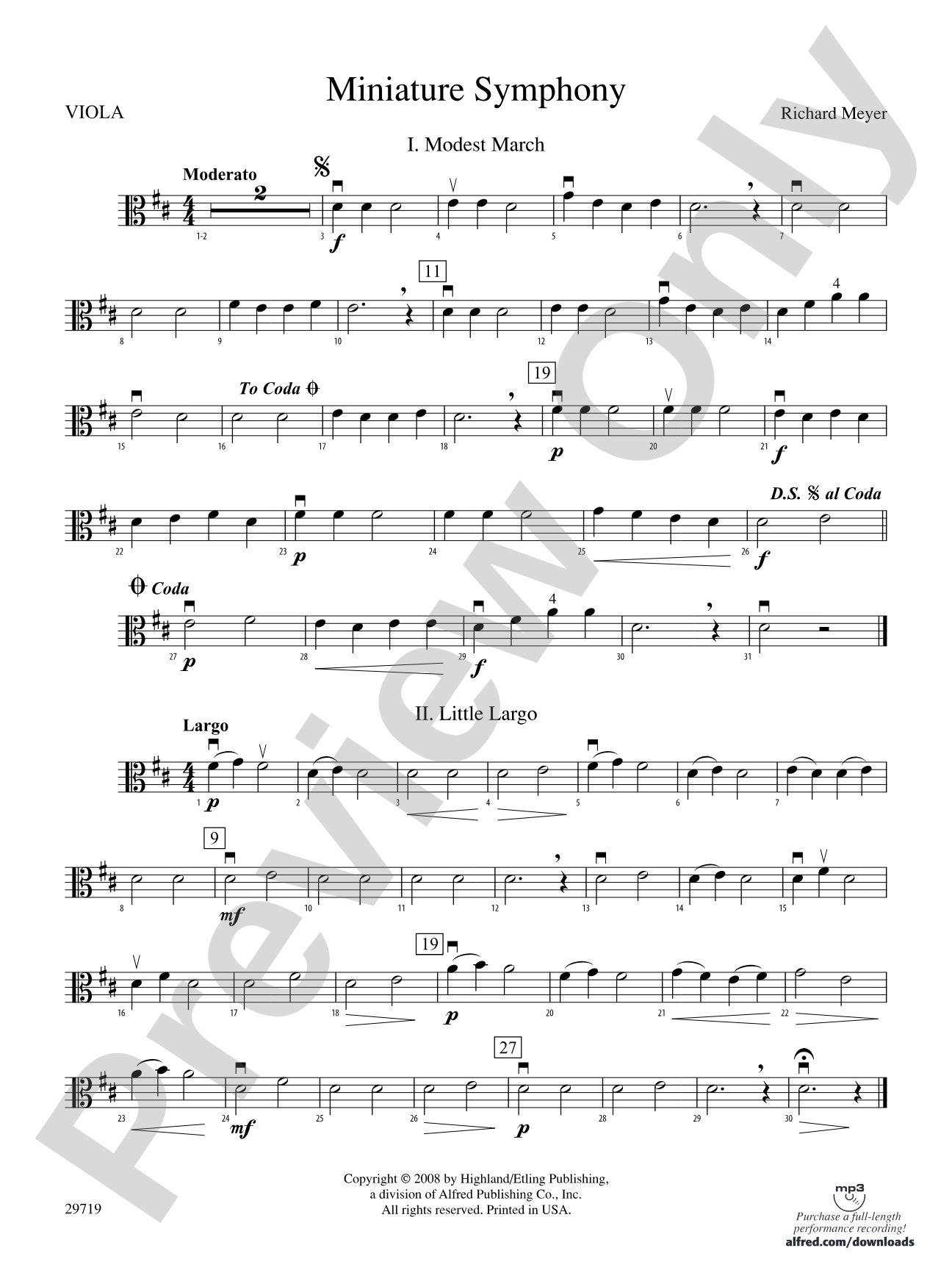 Miniature Symphony: Viola