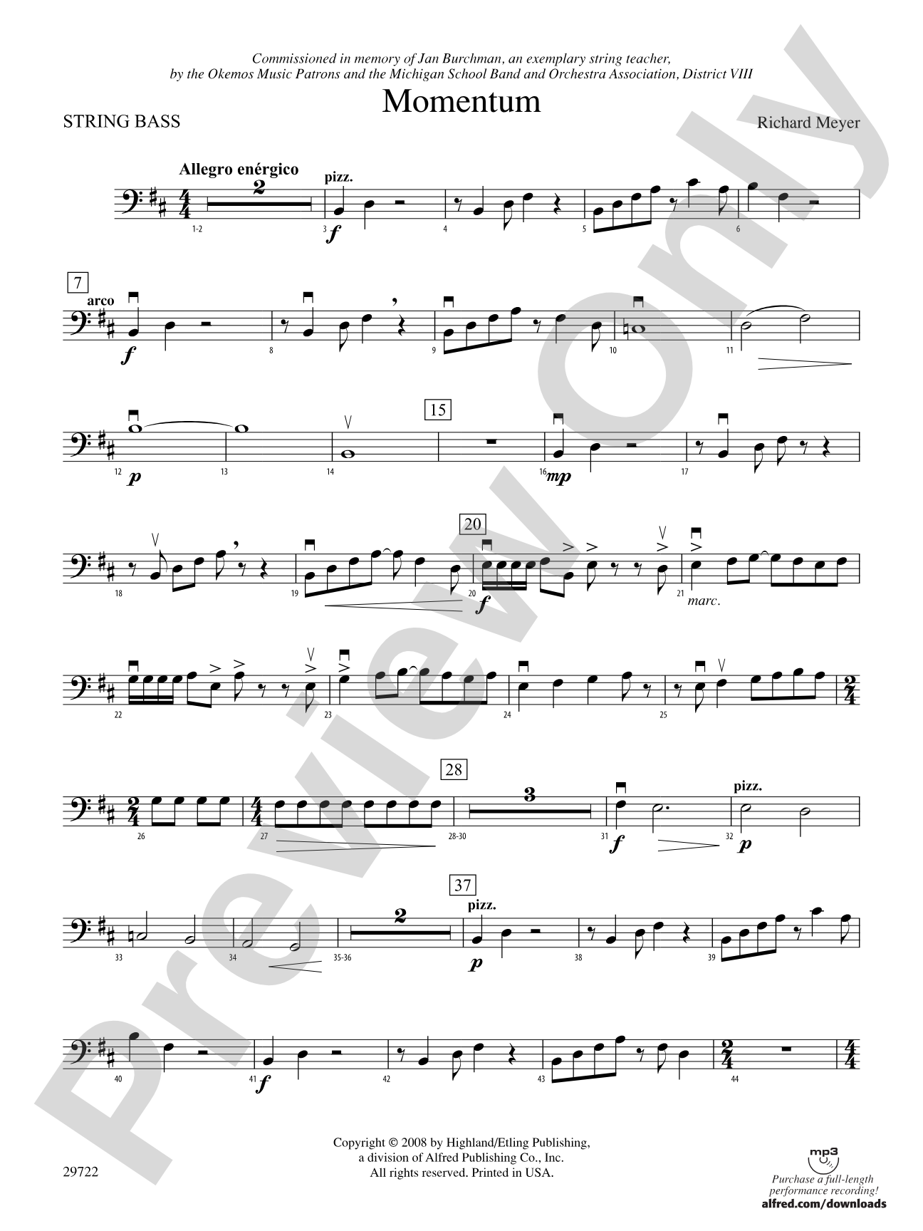 Momentum: String Bass