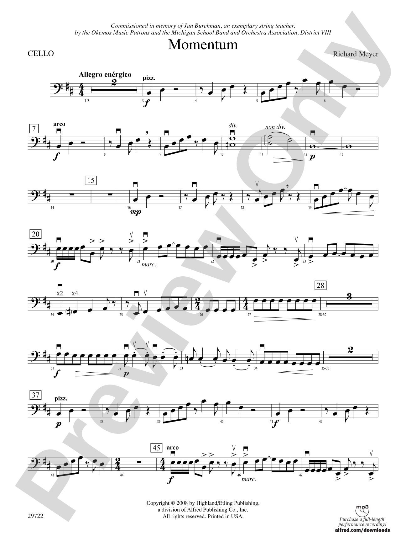 Momentum: Cello