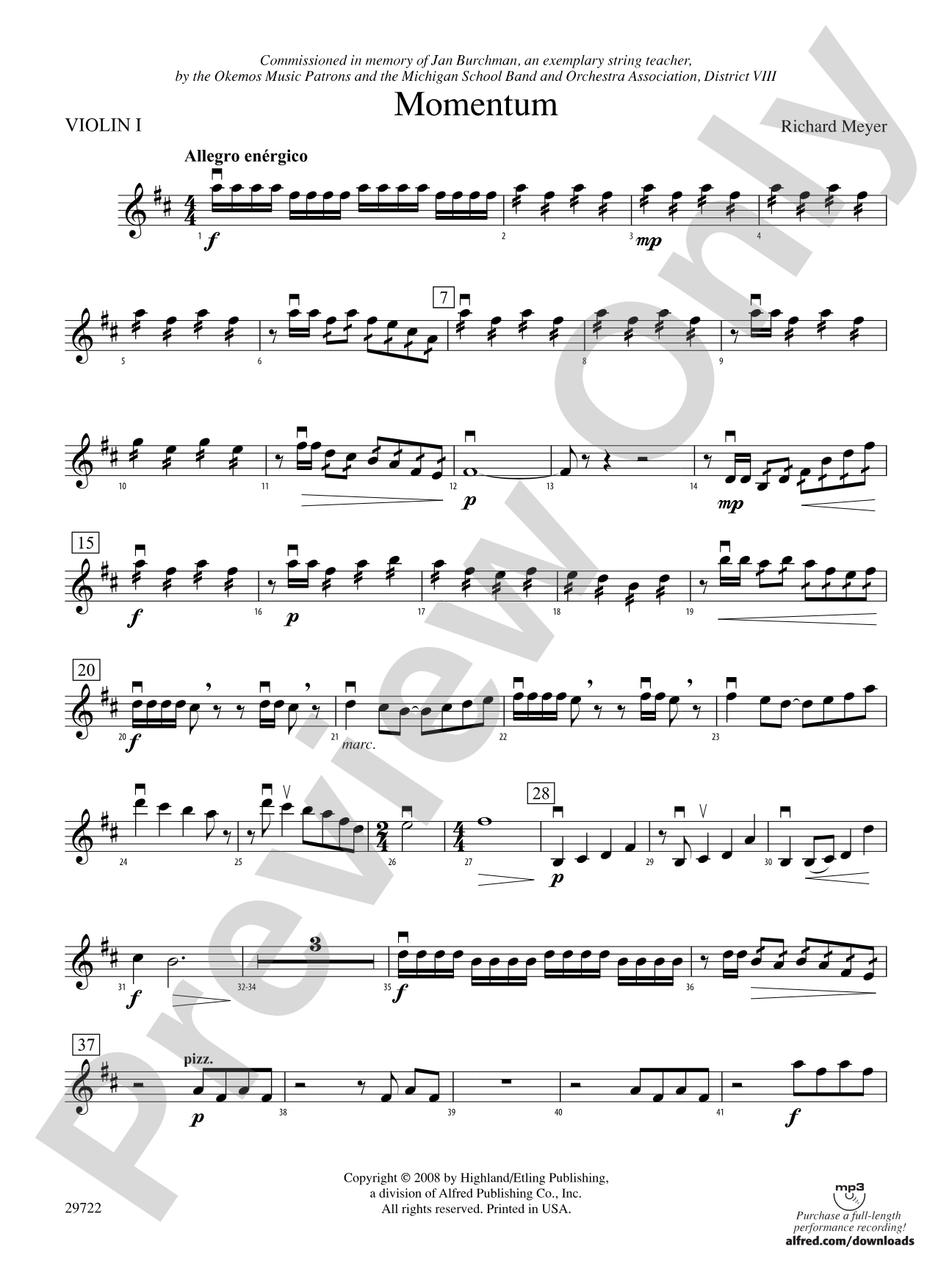 Momentum: 1st Violin