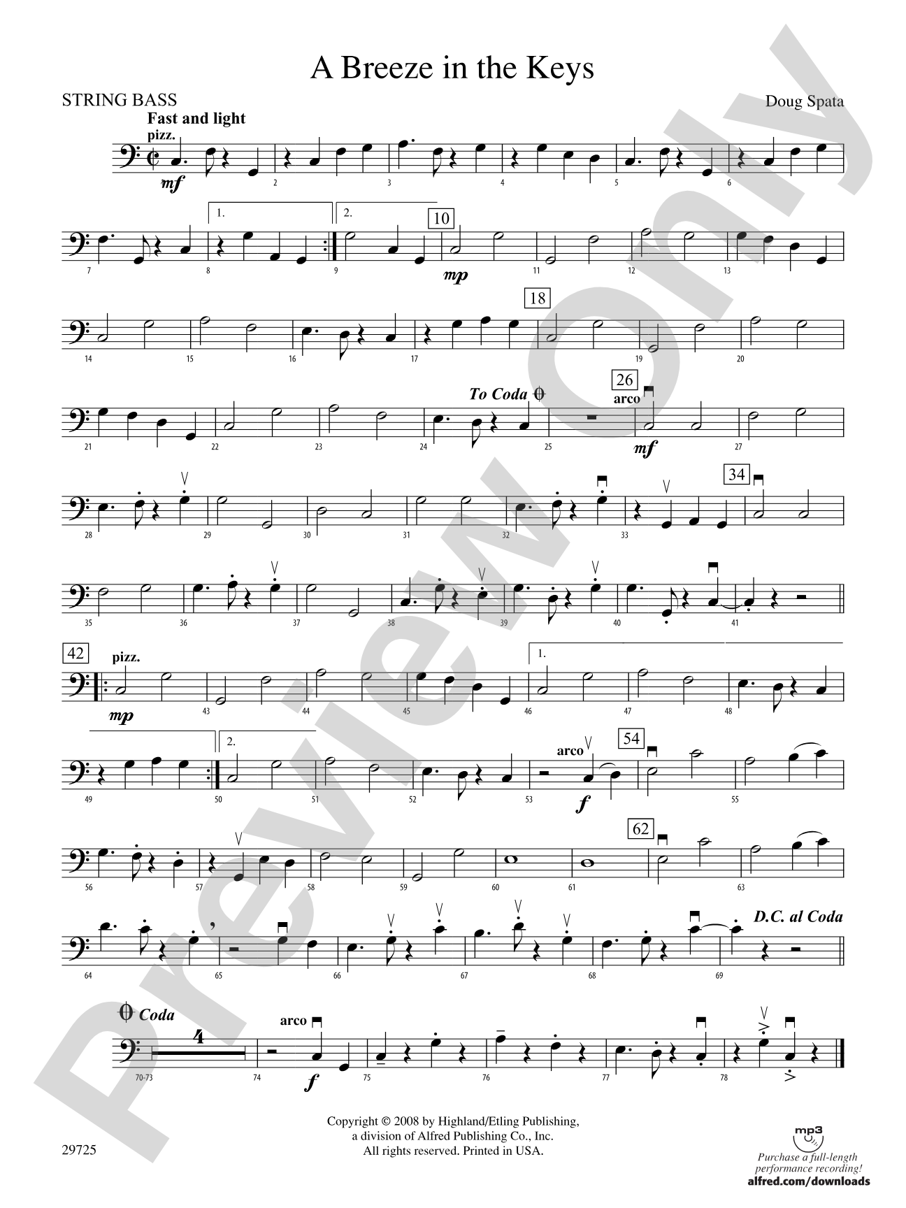 A Breeze in the Keys: String Bass