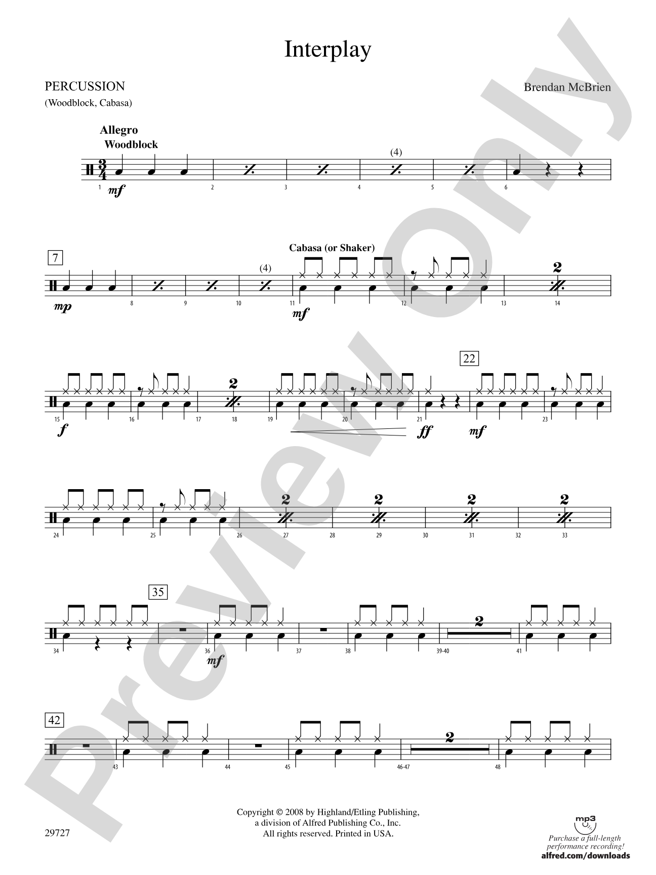 Interplay: 1st Percussion