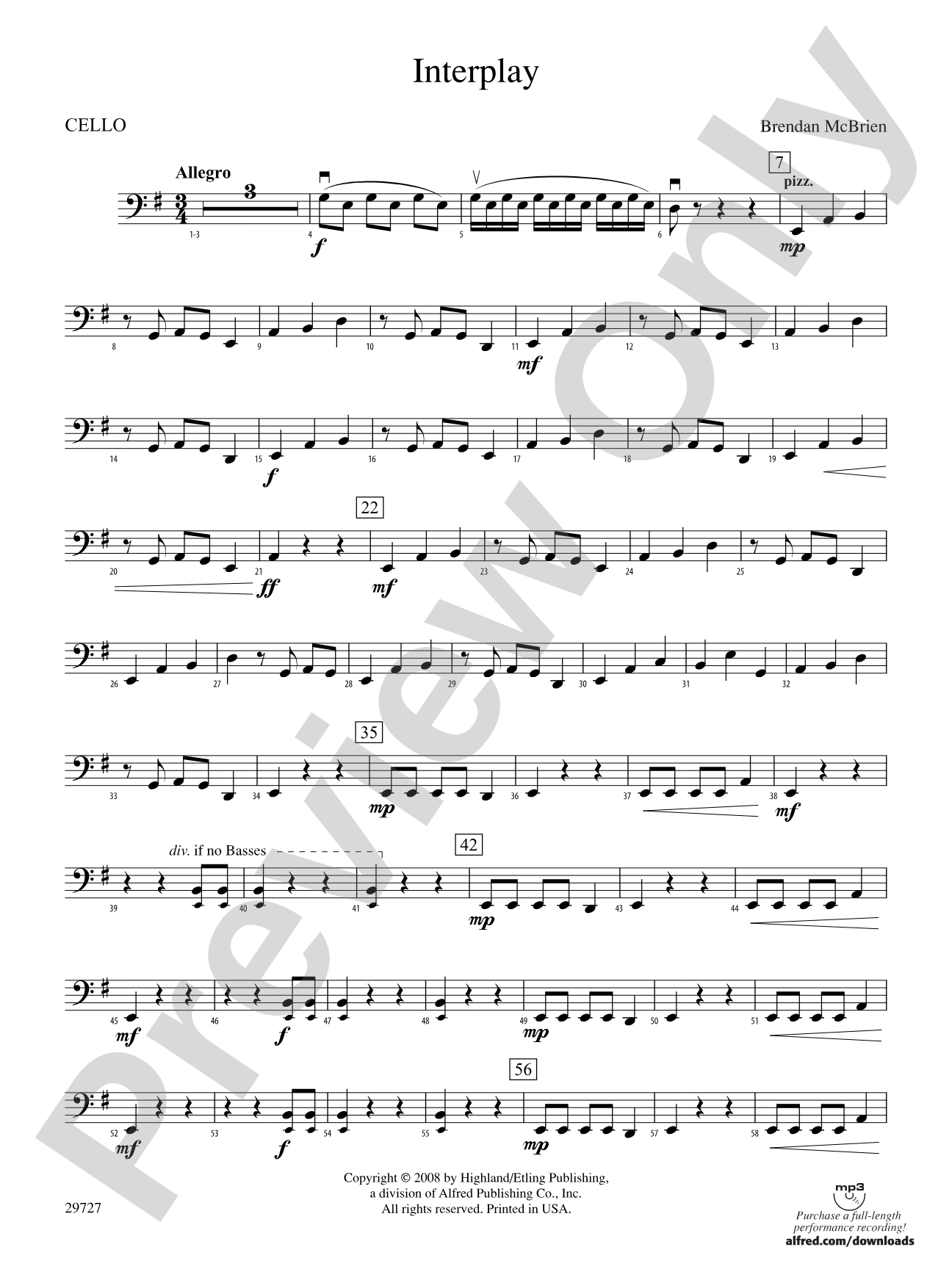 Interplay: Cello