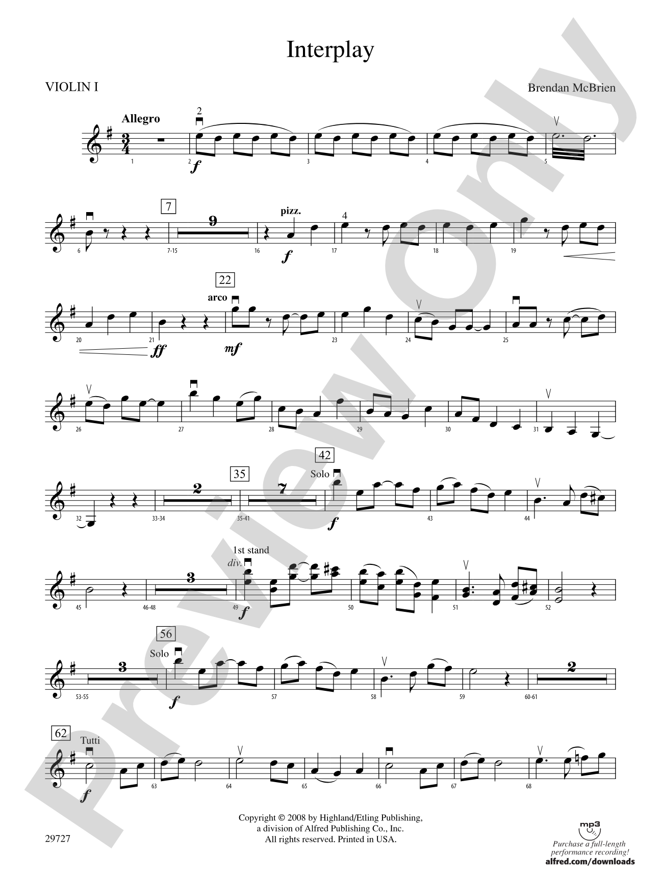 Interplay: 1st Violin