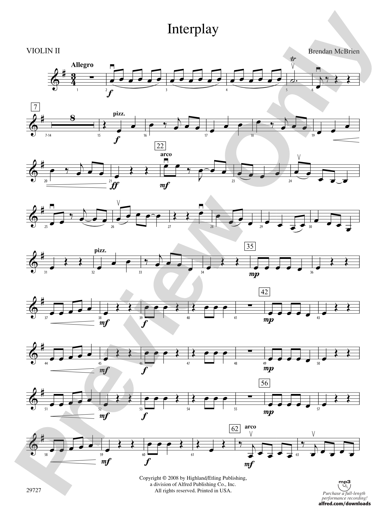 Interplay: 2nd Violin