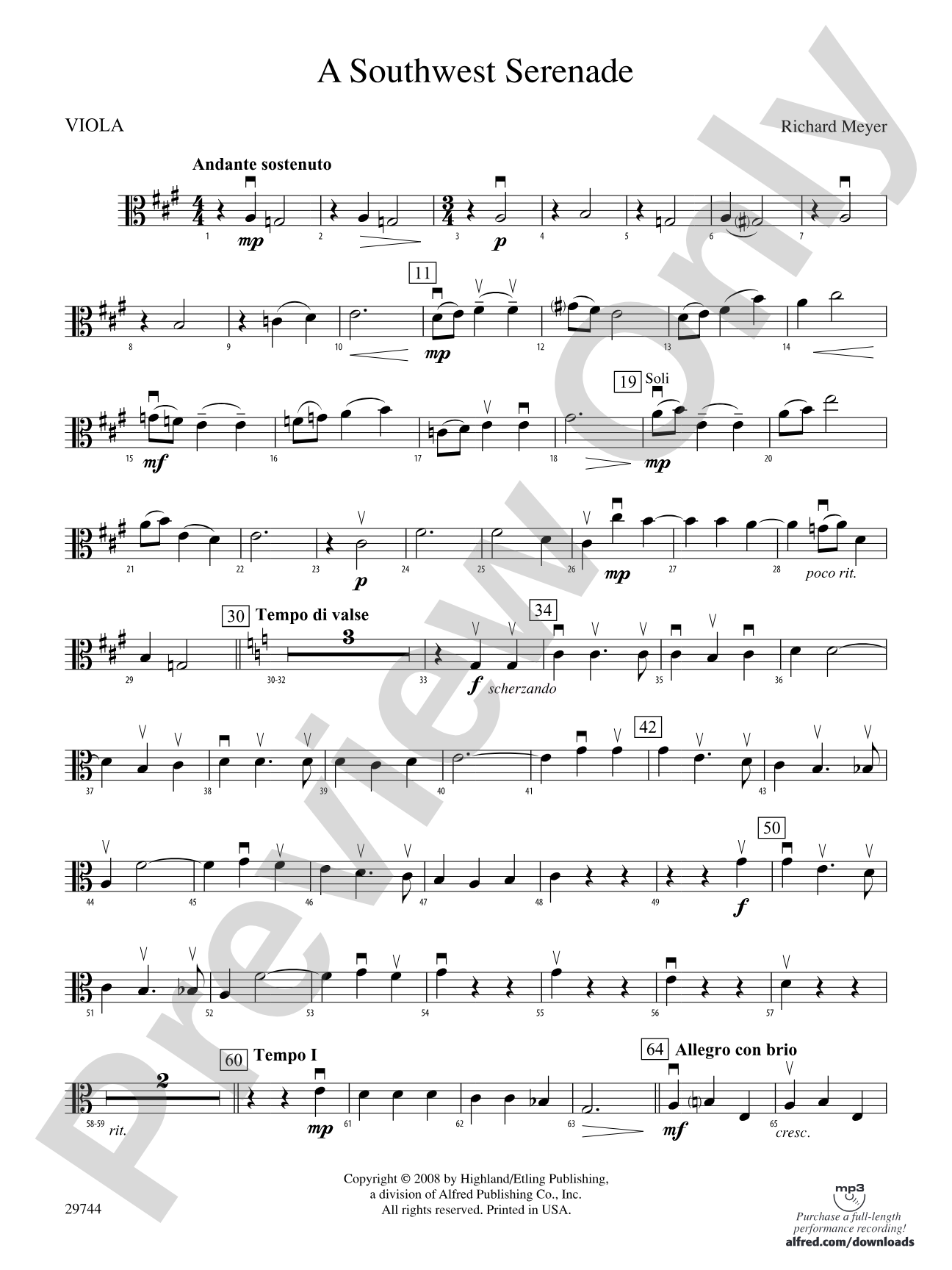 A Southwest Serenade: Viola