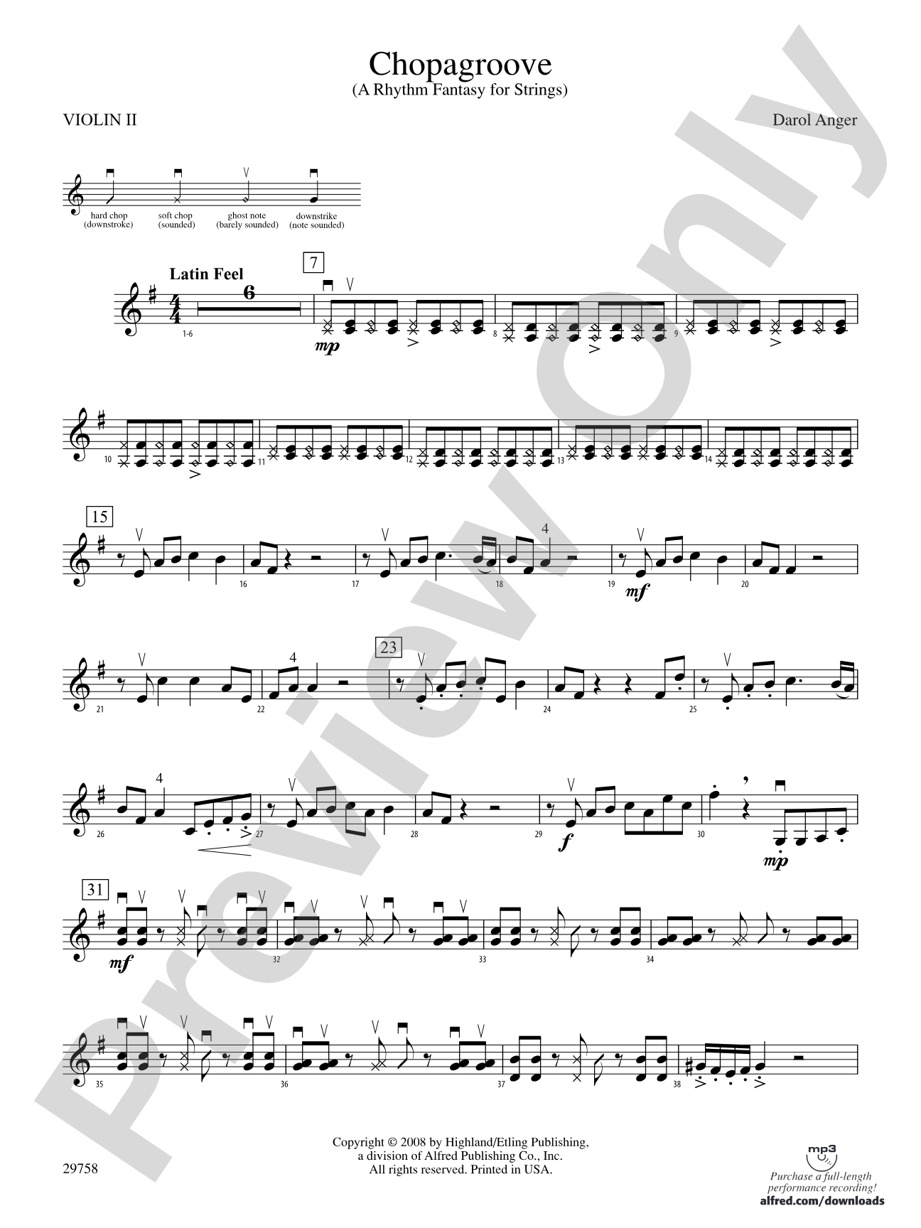 Chopagroove: 2nd Violin