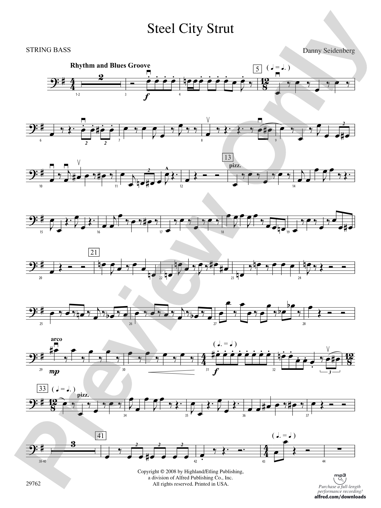 Steel City Strut: String Bass
