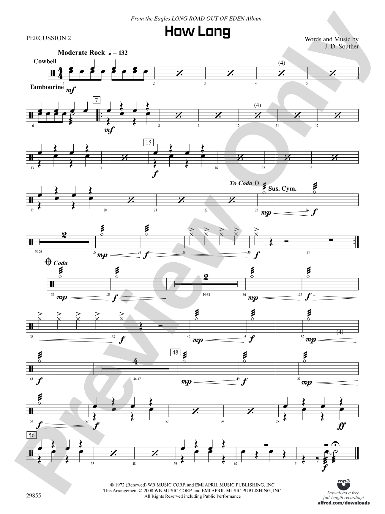 How Long: 2nd Percussion