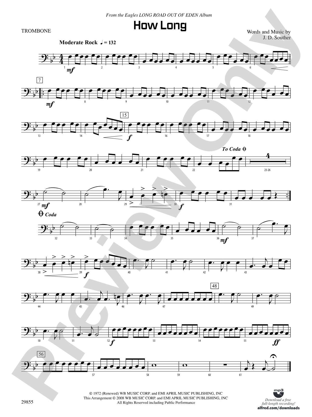 How Long: 1st Trombone