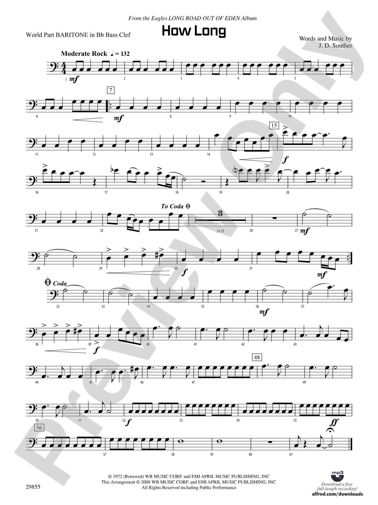 How Long: (wp) B-flat Baritone B.C.