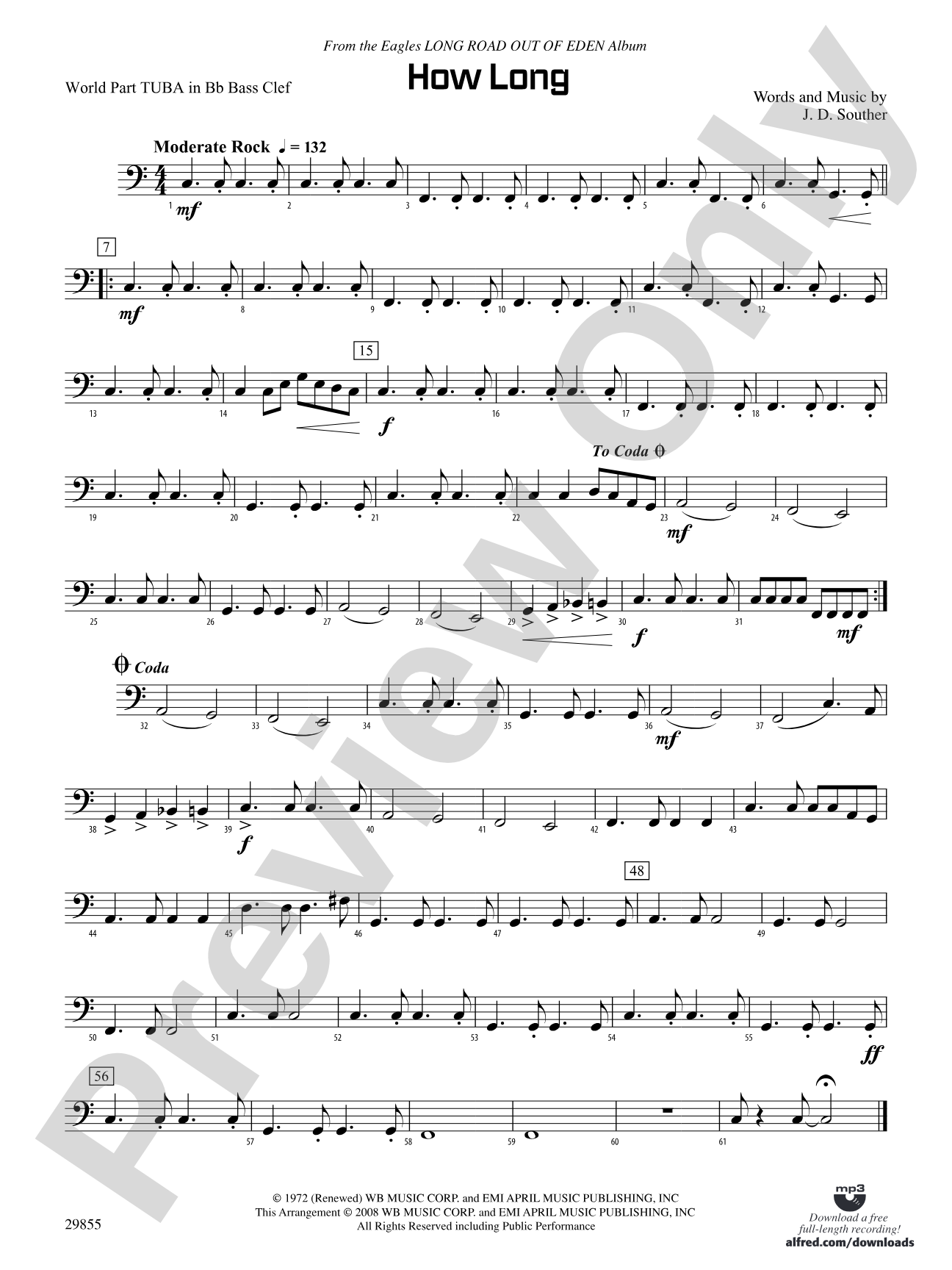 How Long: (wp) B-flat Tuba B.C.