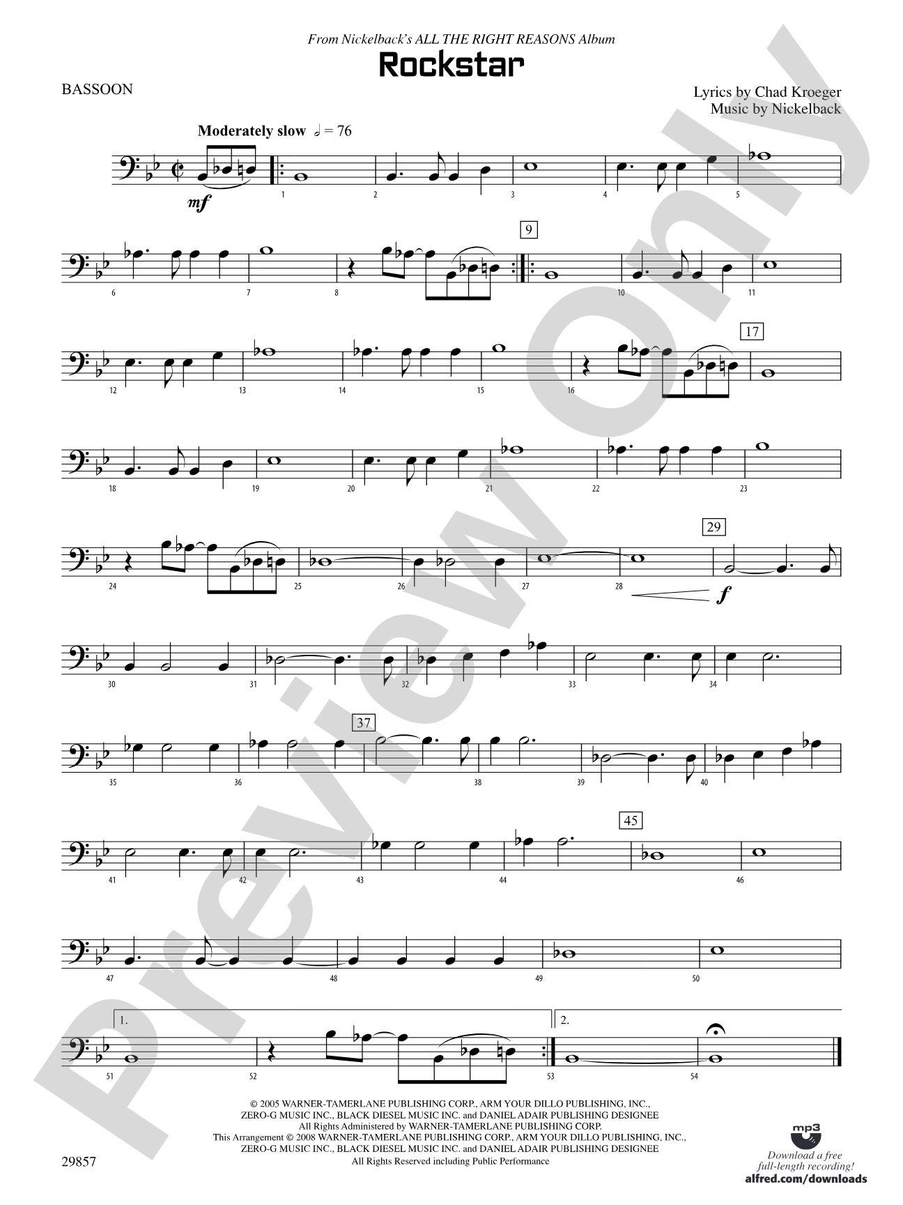 Rockstar: Bassoon