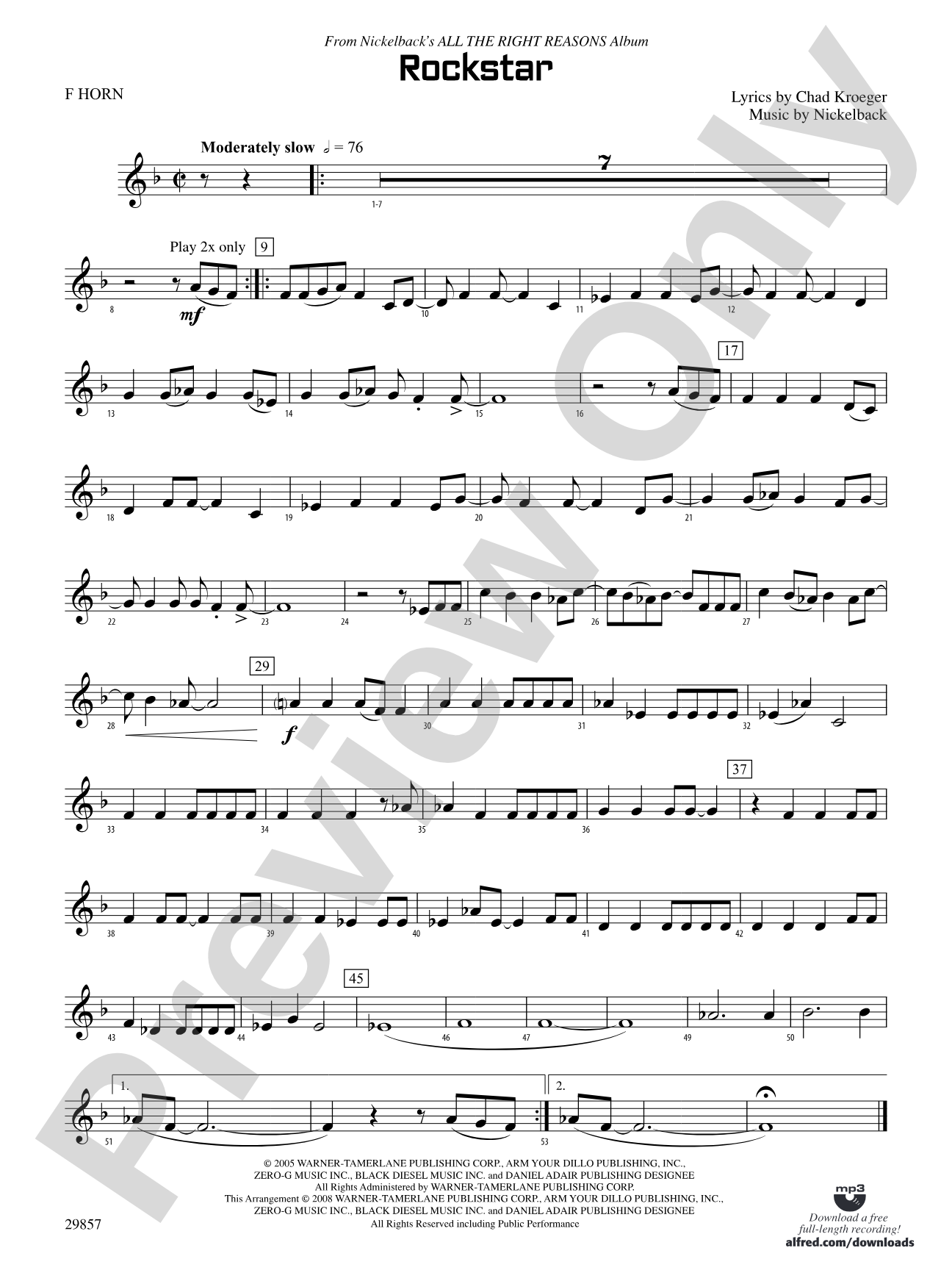 Rockstar: 1st F Horn