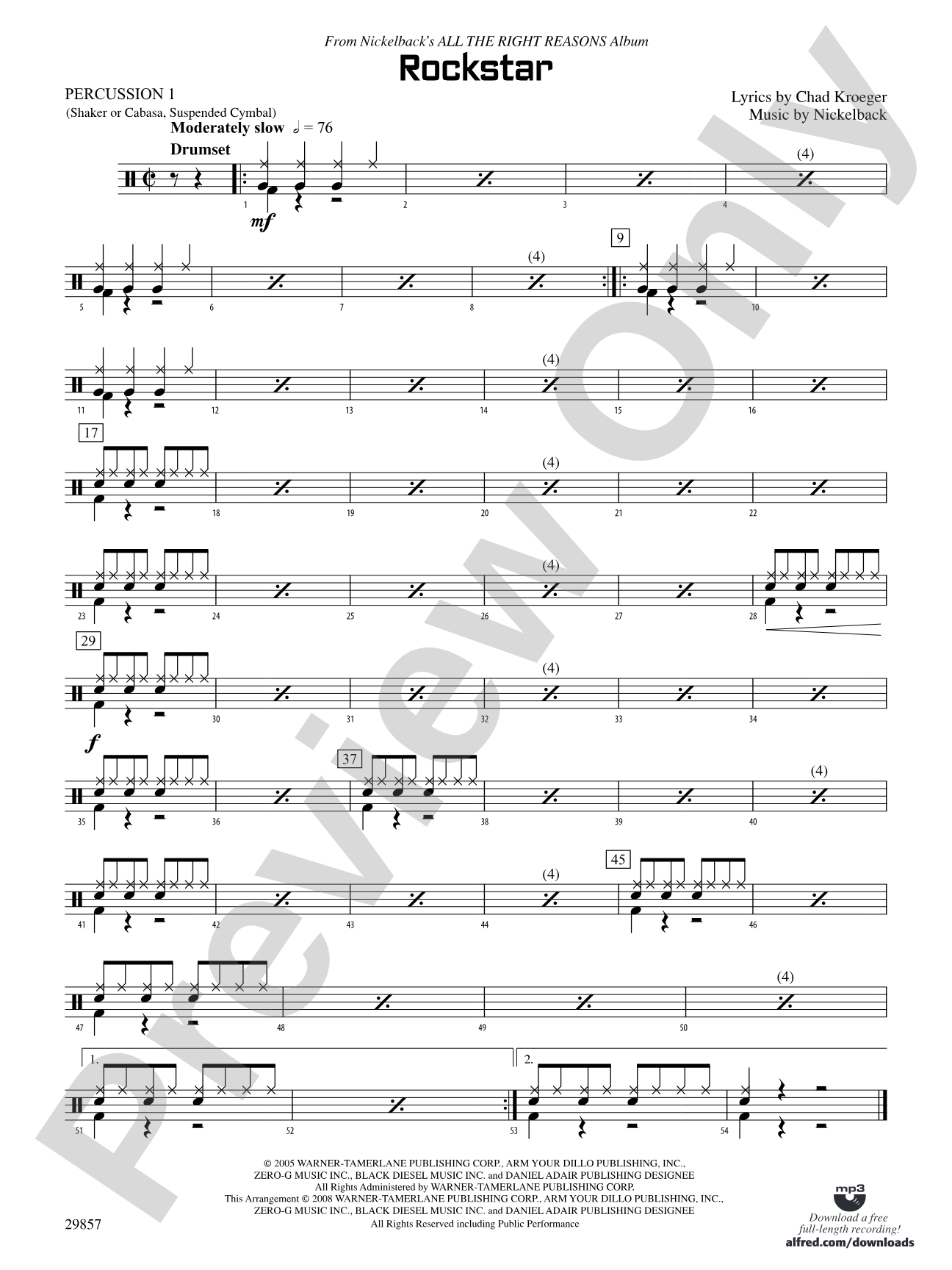 Rockstar: 1st Percussion