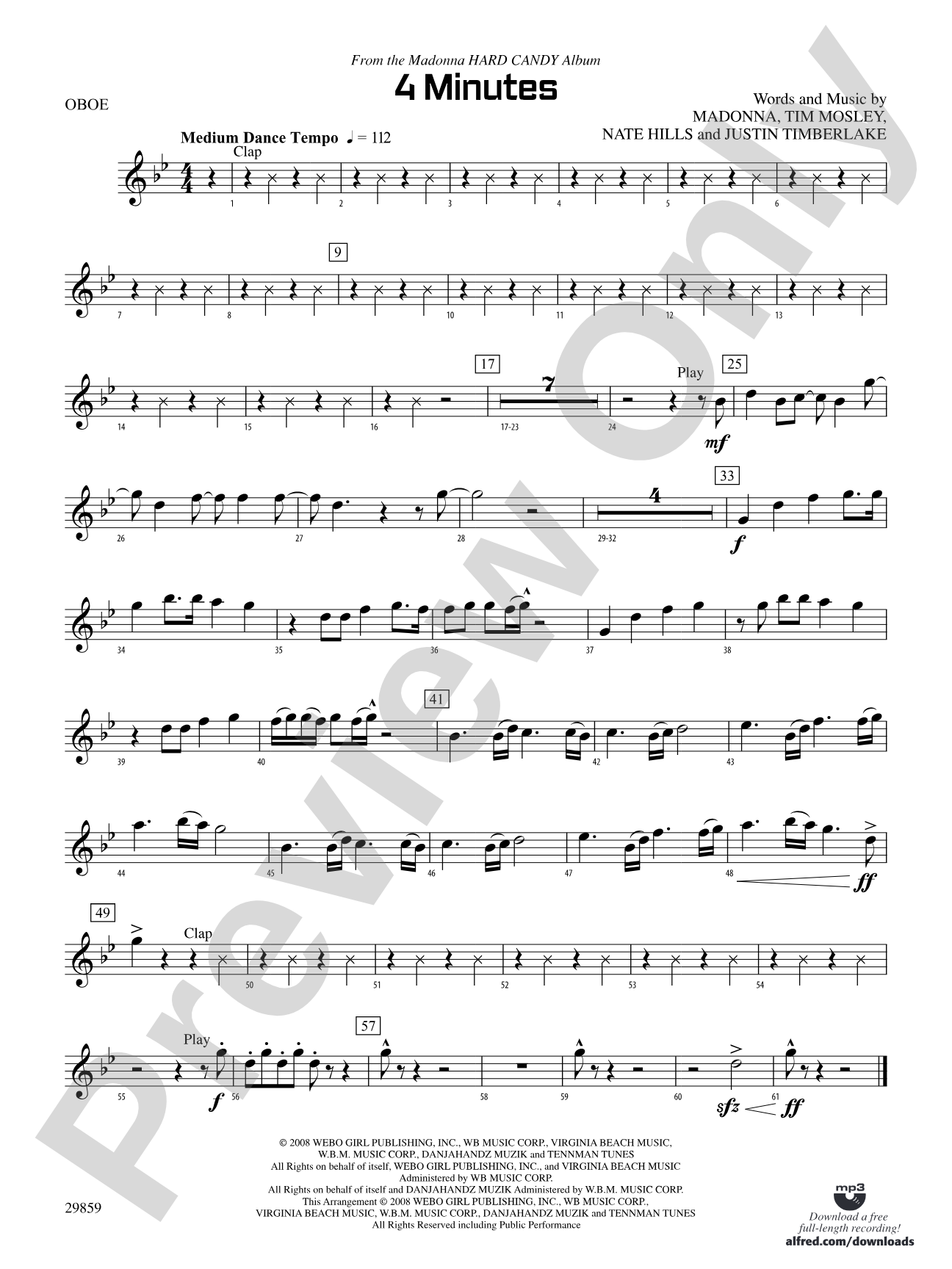 4 Minutes: Oboe
