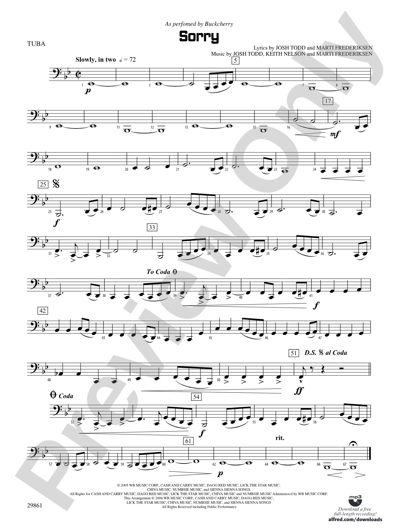 Sorry: Tuba