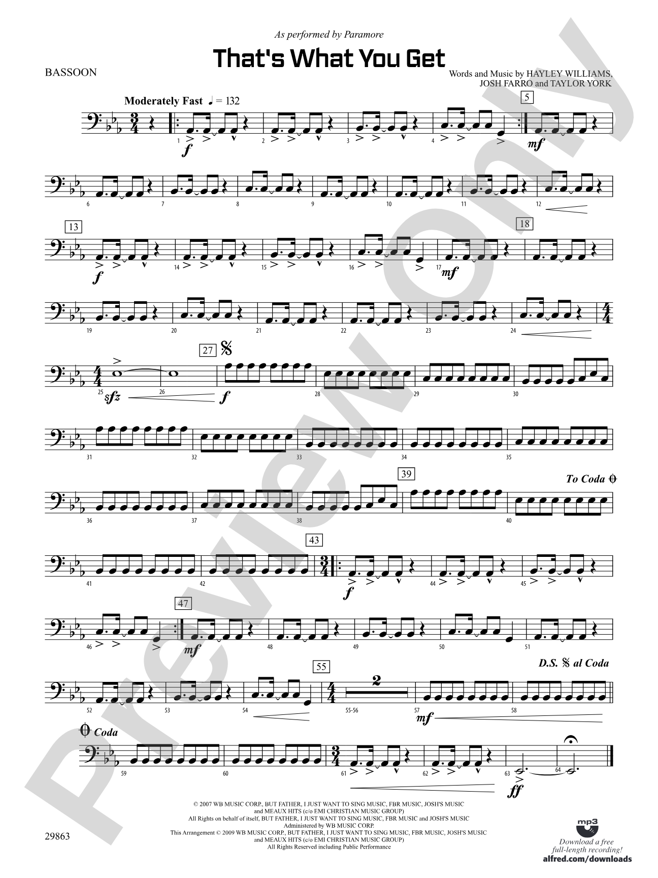 That's What You Get: Bassoon