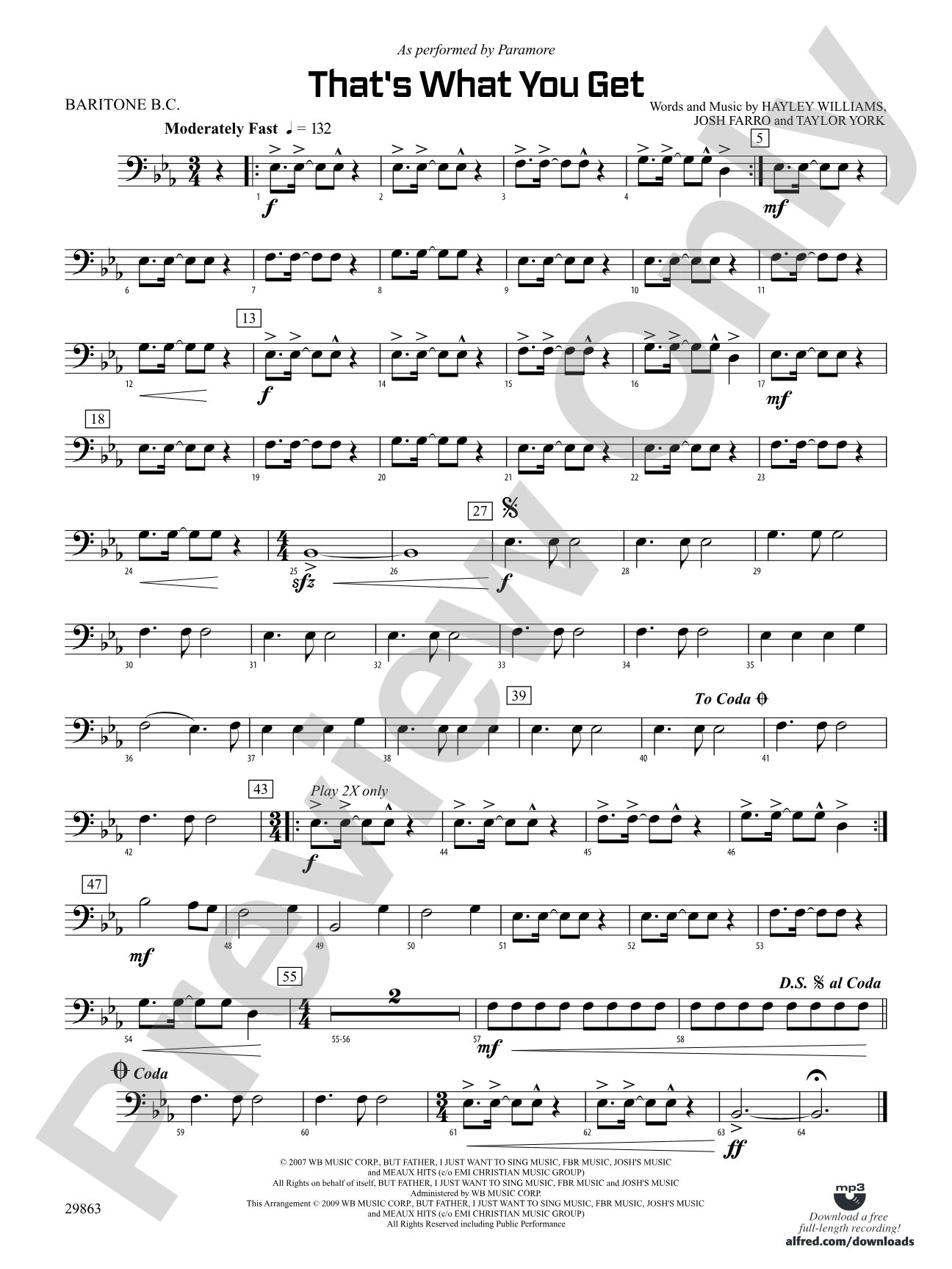 That's What You Get: Baritone B.C.