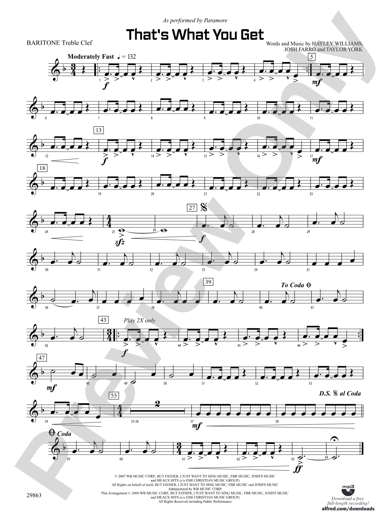 That's What You Get: Baritone T.C.