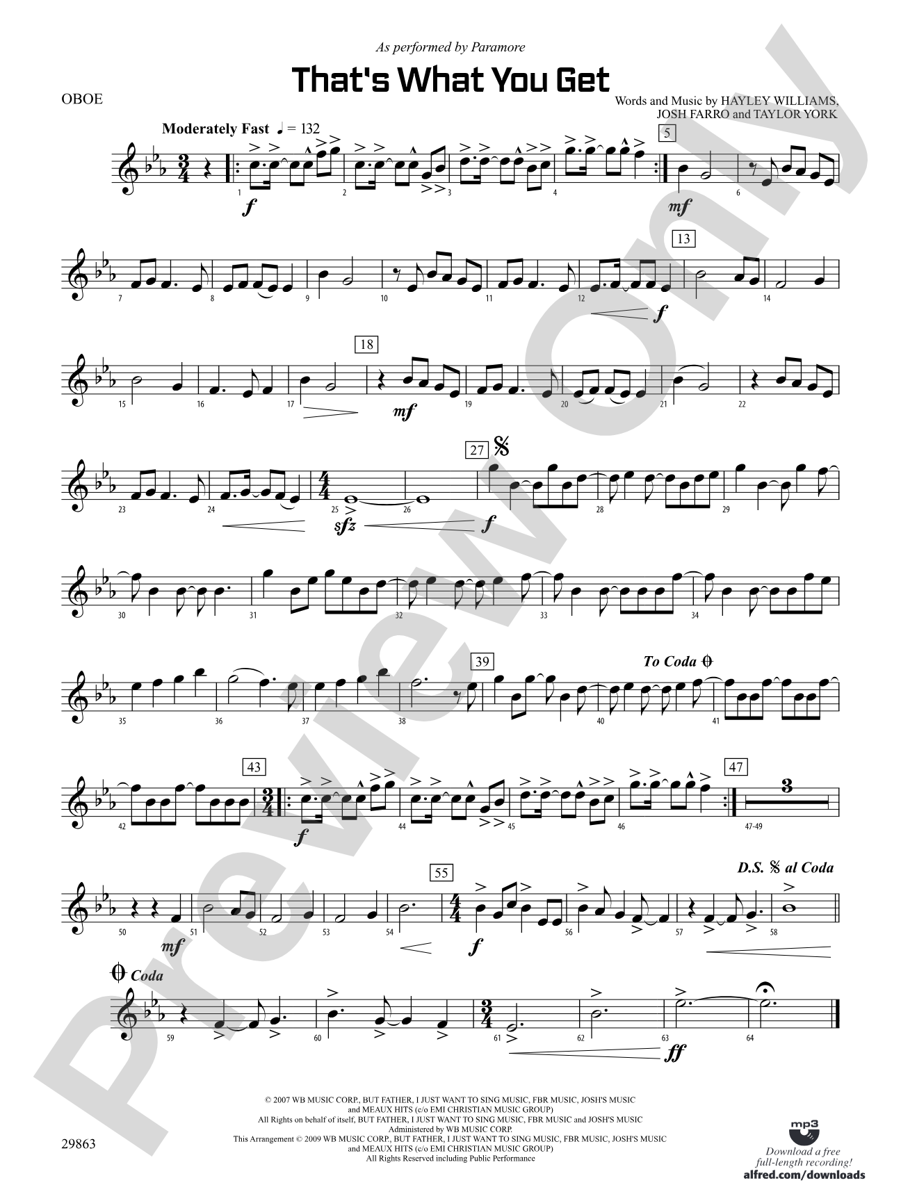 That's What You Get: Oboe