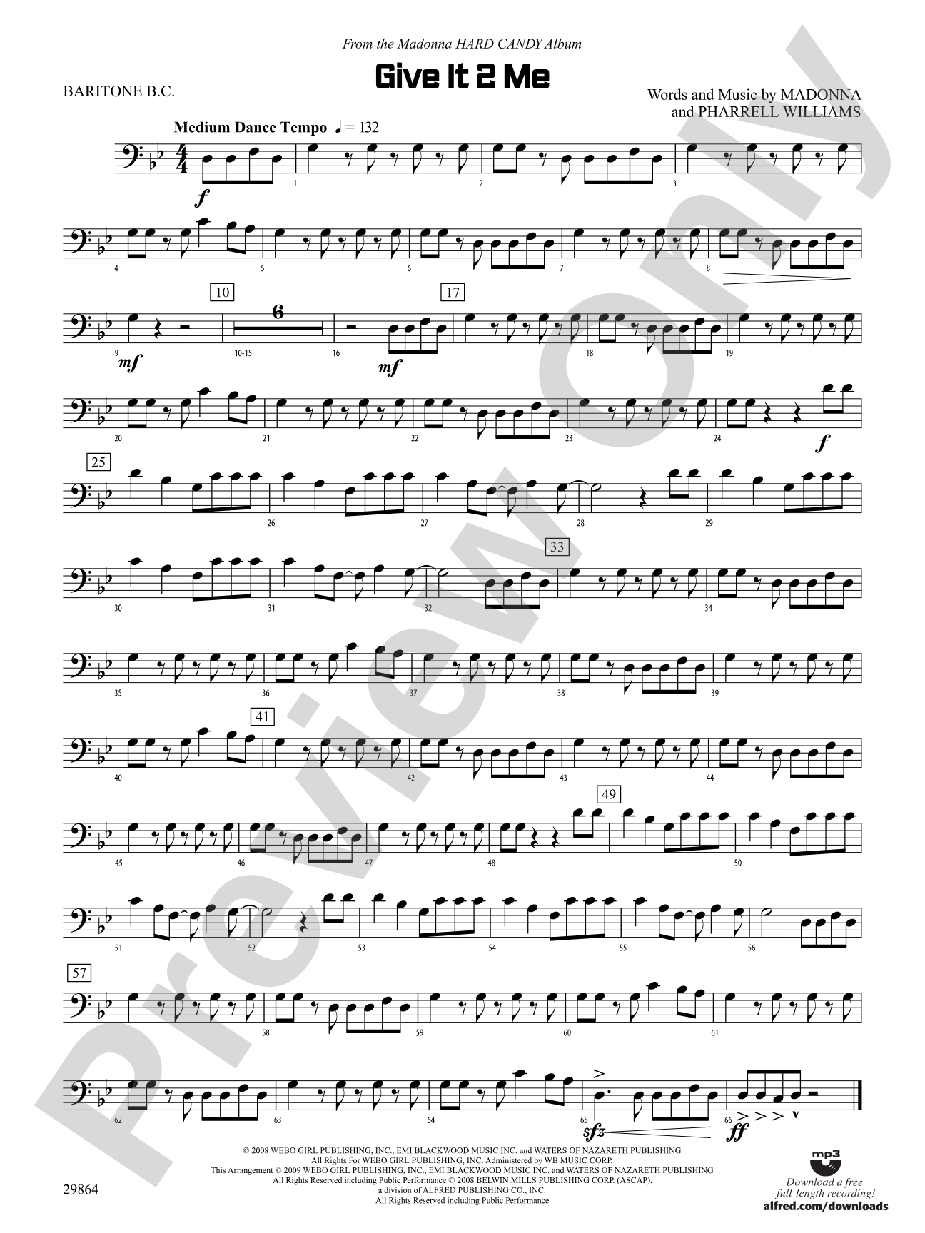 Give It 2 Me: Baritone B.C.